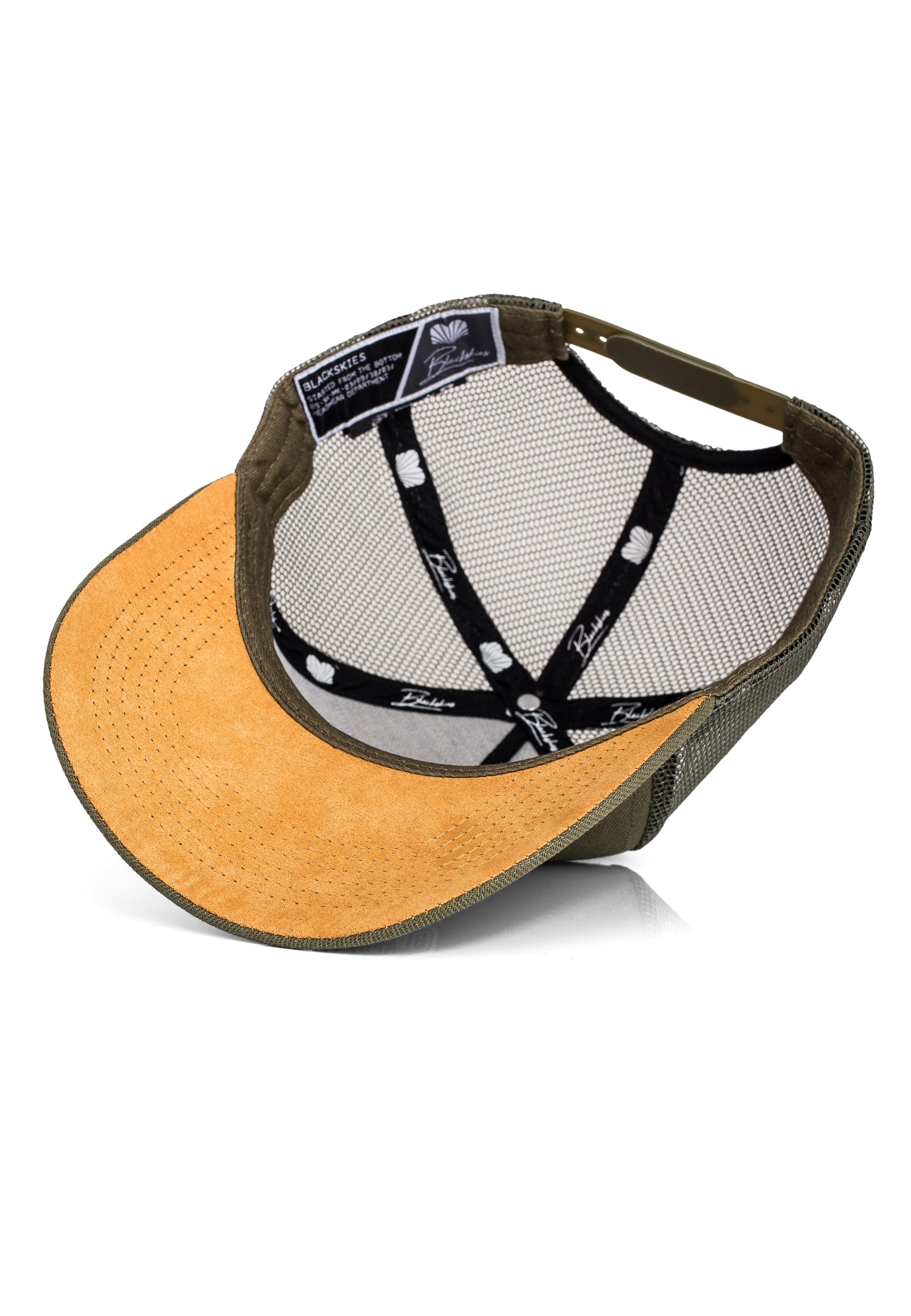 Blackskies-Essentials-Trucker-Cap-Olive-Olive-Brown-4