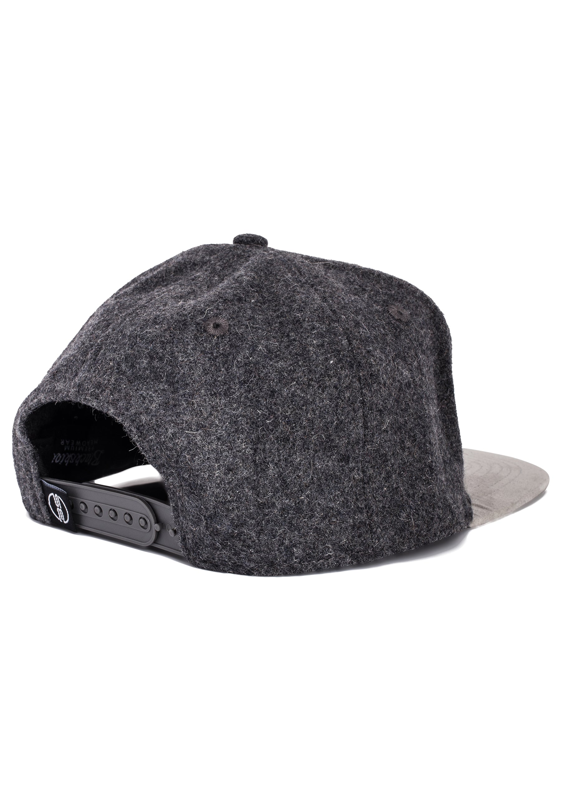 Blackskies-Exodus-Snapback-Cap-Gray-Premium-Baseball-Hat-Wool-Flat-Back-Snap