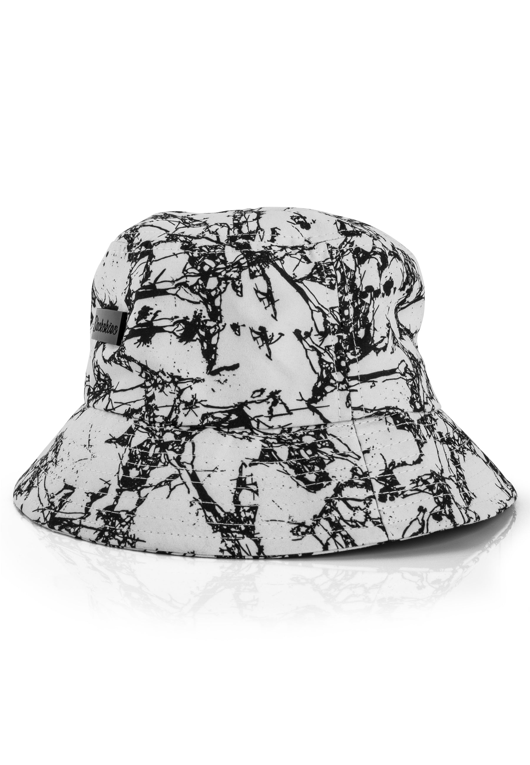 Blackskies-Fenrir-Bucket-Hat-White-Marble-Fisher-Sun-Back
