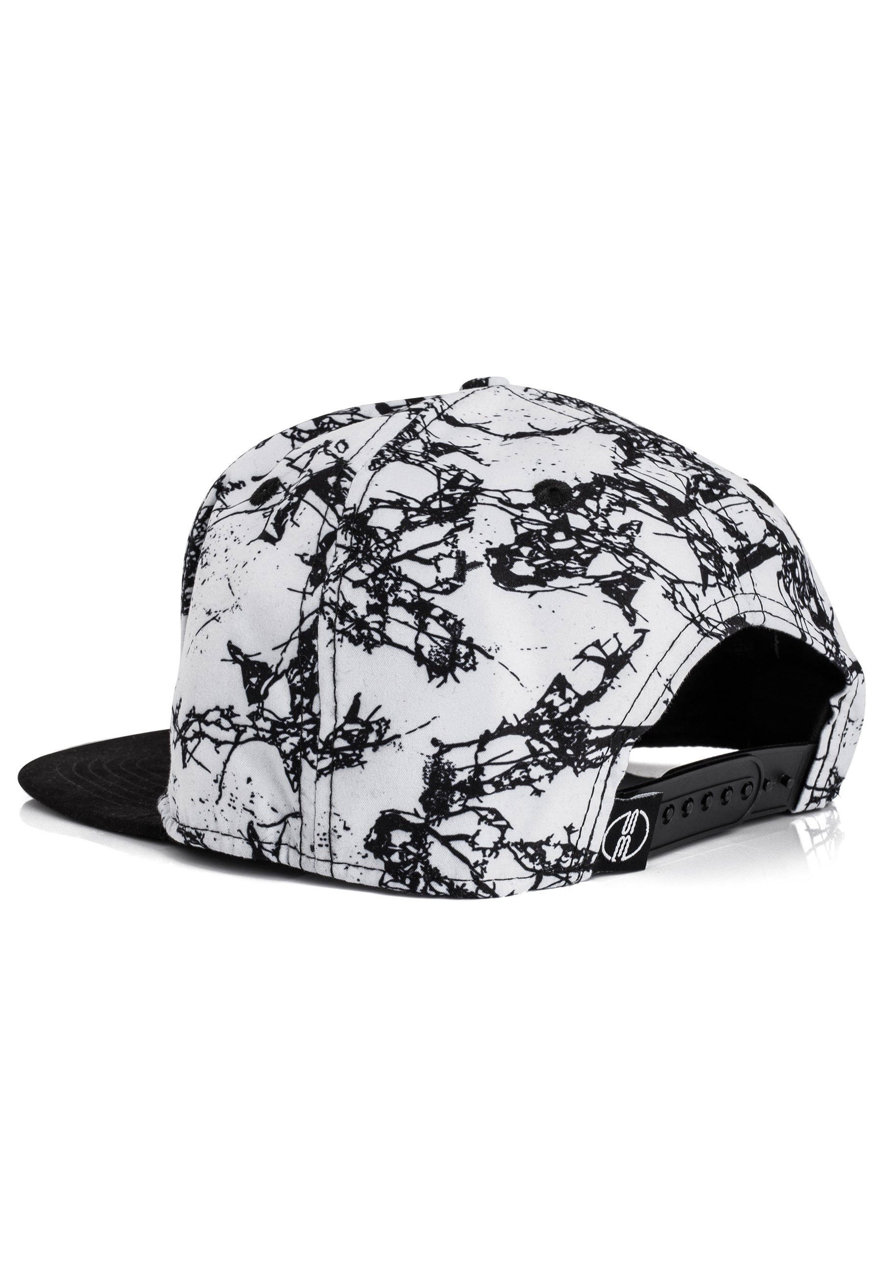 Blackskies-Fenrir-Snapback-Cap-Black-Suede-Marble-Back