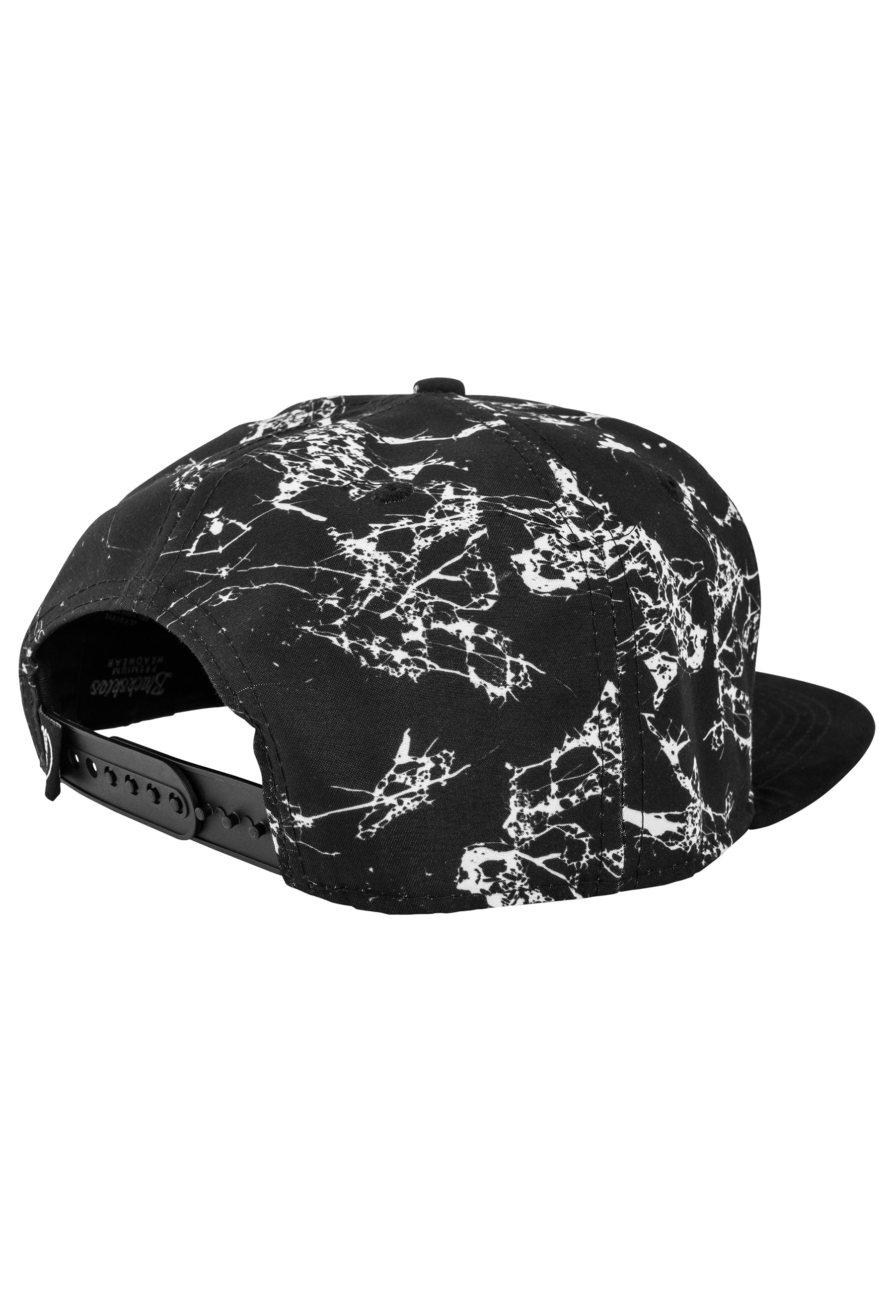 Blackskies-Fenrir-Vol-II-Snapback-Cap-Marble-Baseball-Hat-Black-Back