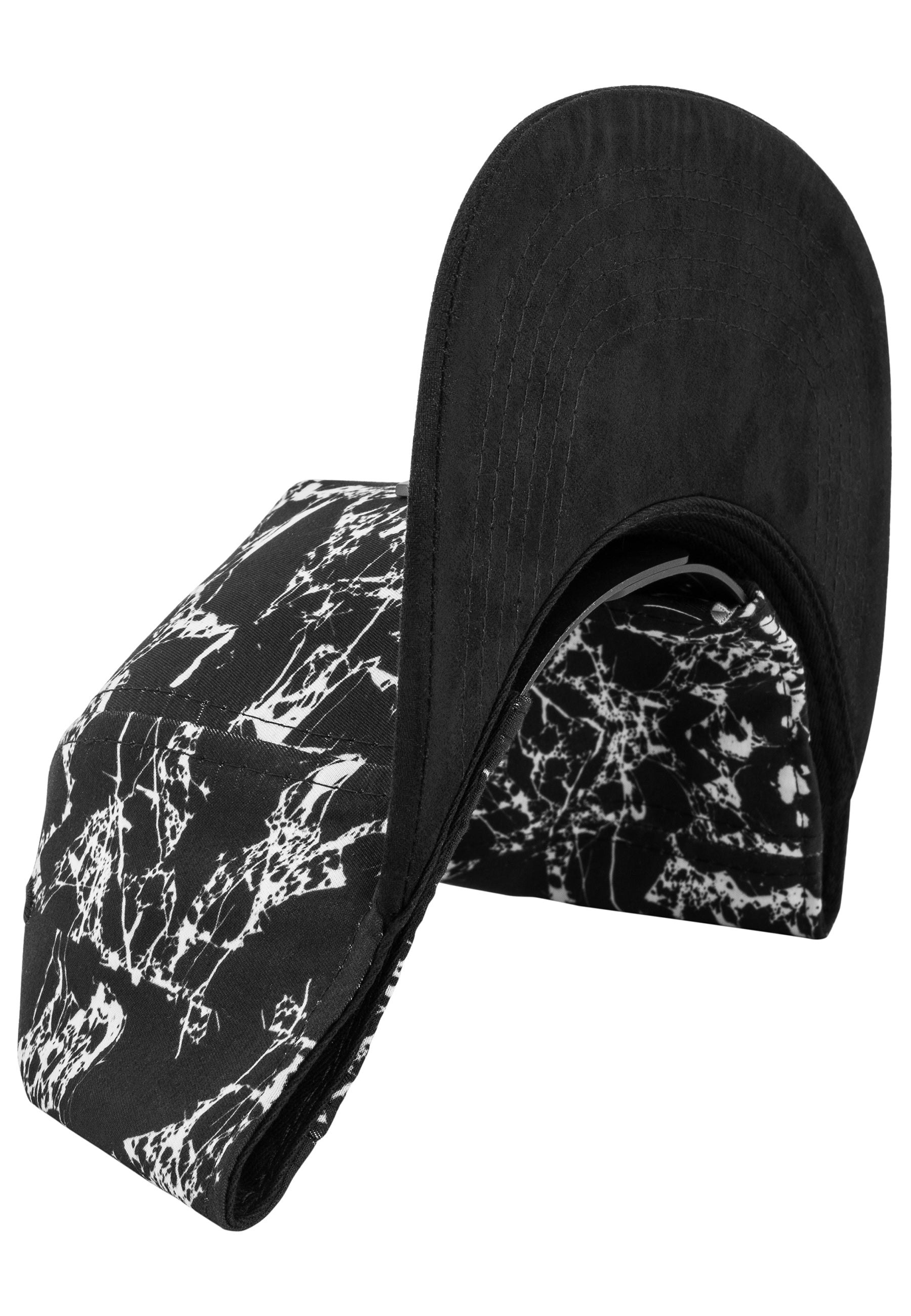 Blackskies-Fenrir-Vol-II-Snapback-Cap-Marble-Baseball-Hat-Black-Suede-Brim