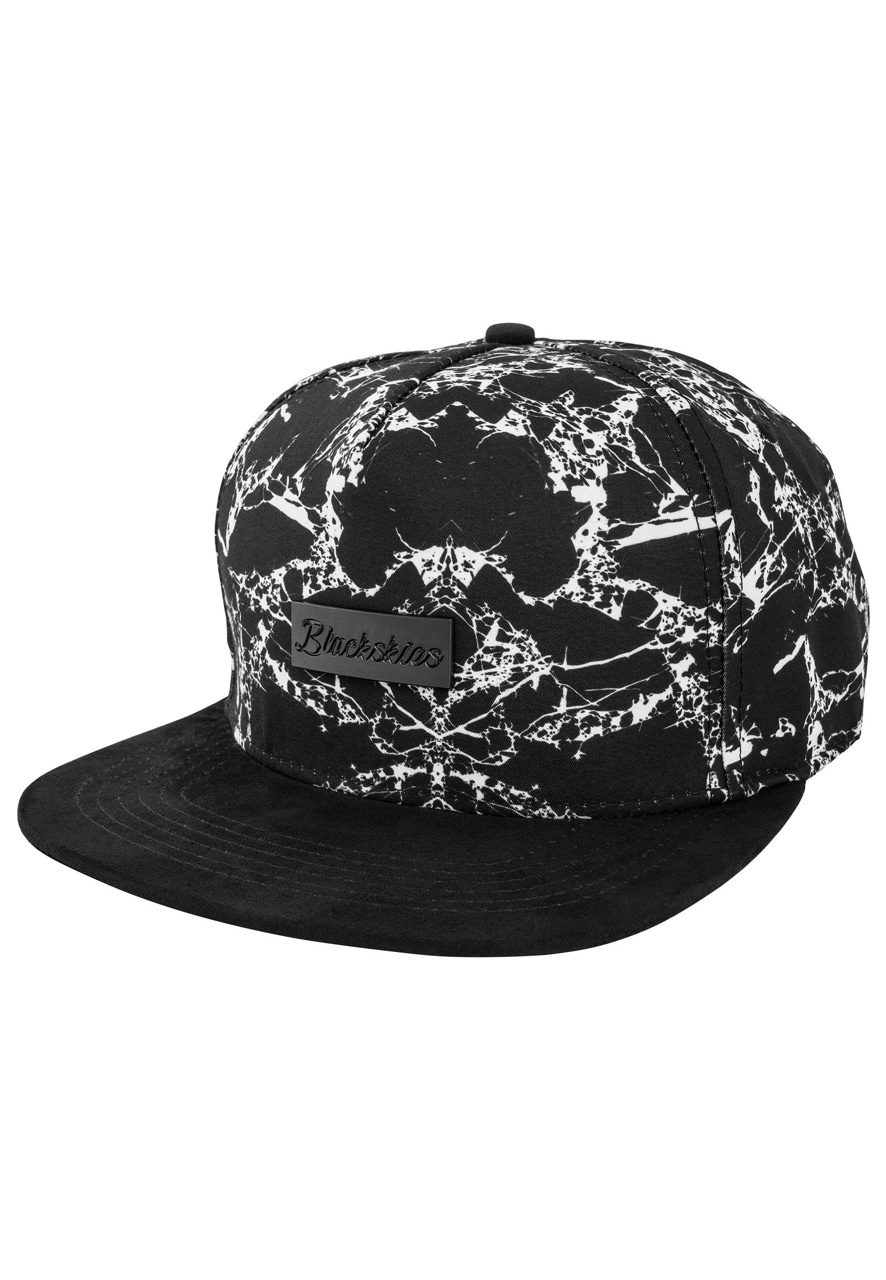 Blackskies-Fenrir-Vol-II-Snapback-Cap-Marble-Baseball-Hat-Black