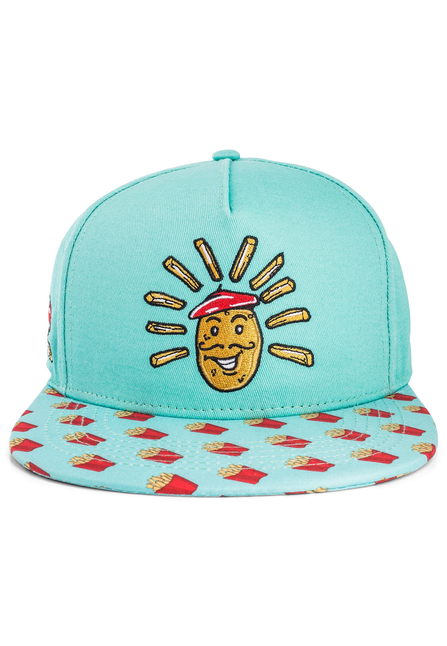 Blackskies-French-Fries-Snapback-Cap-Potatoe-French-Beret-Hat-Front