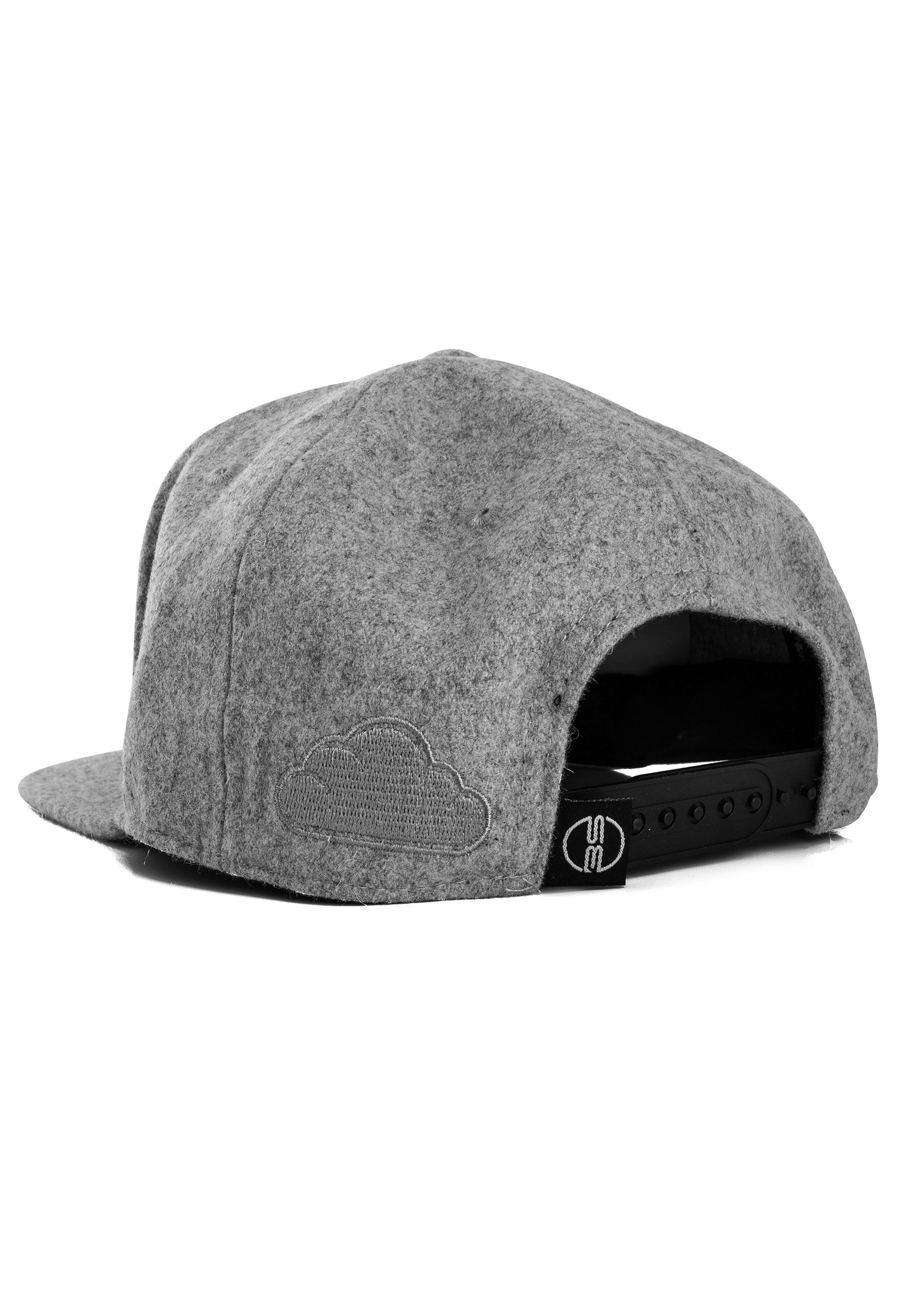 Blackskies-Glacier-Snapback-Cap-Front-Wool-Flannel-Grey-Arctic-Back-Snap
