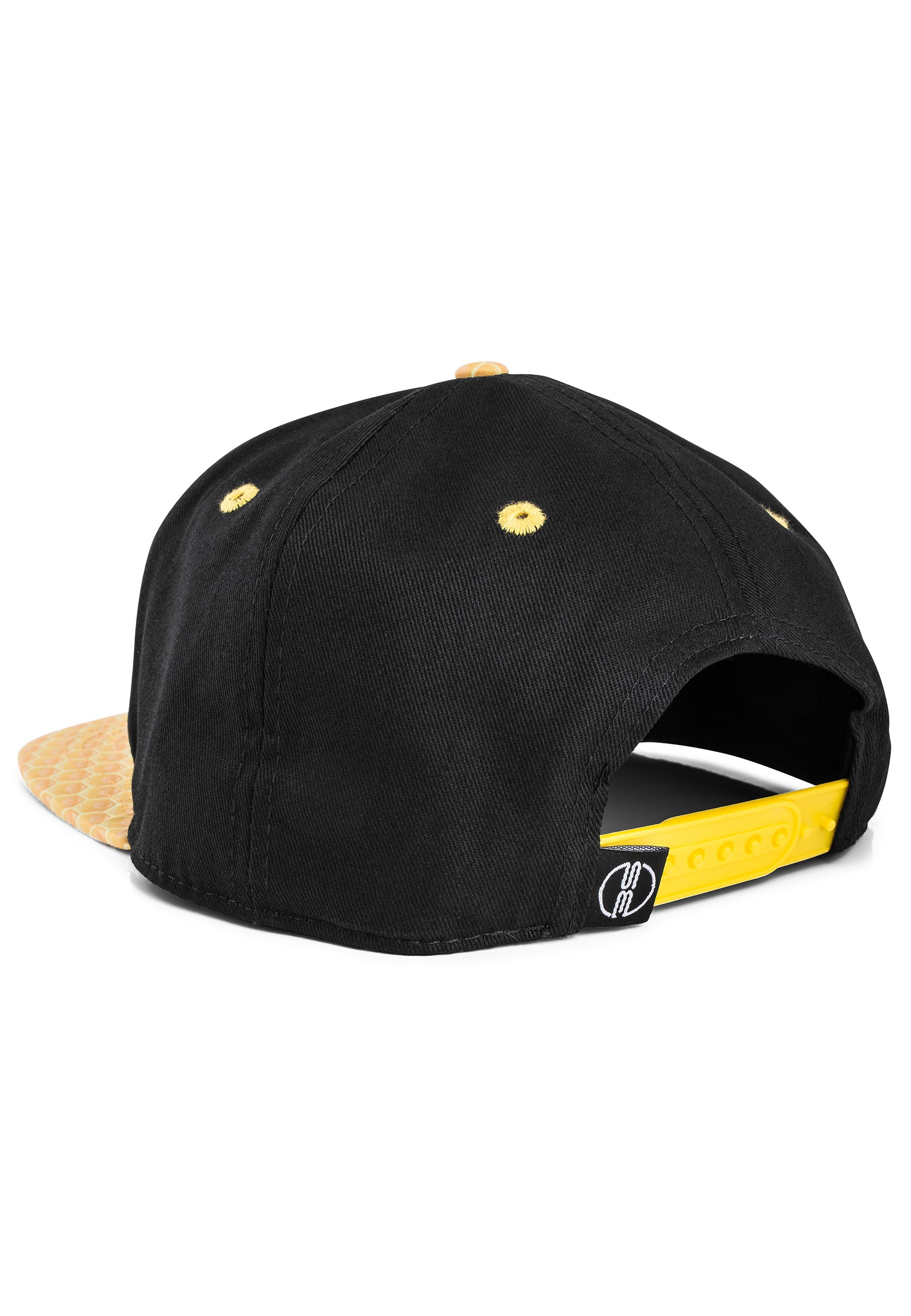 Blackskies-Good-Things-Snapback-Cap-Honey-Hex-Bear-Baseball-Hat-Back