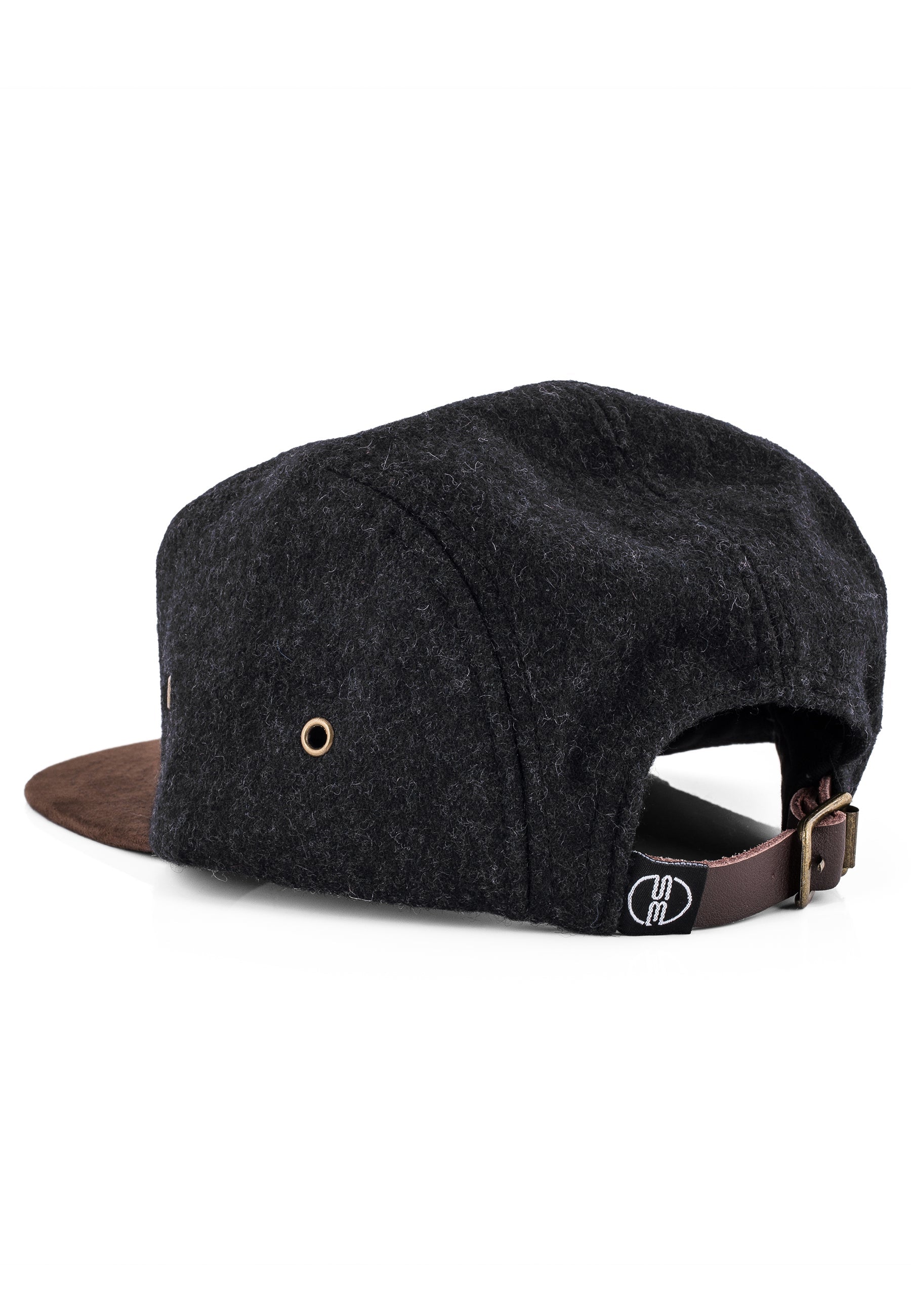 Blackskies-Grounded-5-Panel-Cap-Black-Brown-Back