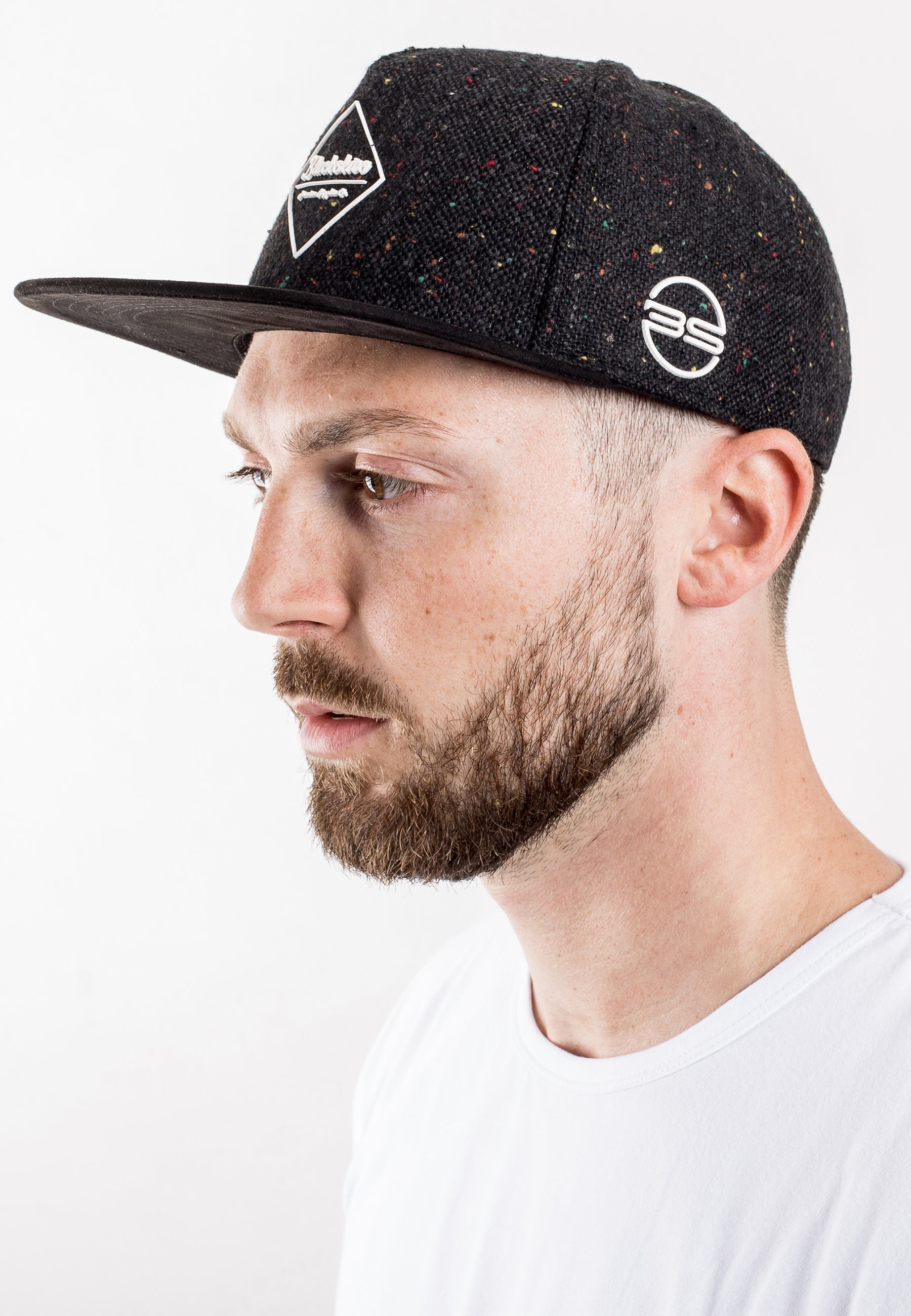 Blackskies-Hades-Snapback-Cap-Speckle-Wool-Baseball-Hat-Style-Model