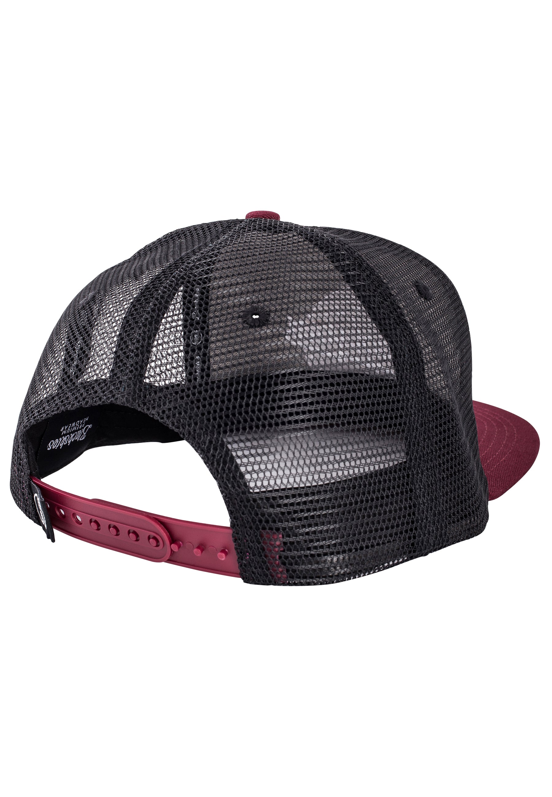 Blackskies-Iconic-Trucker-Snapback-Cap-Maroon-Snap-Mesh