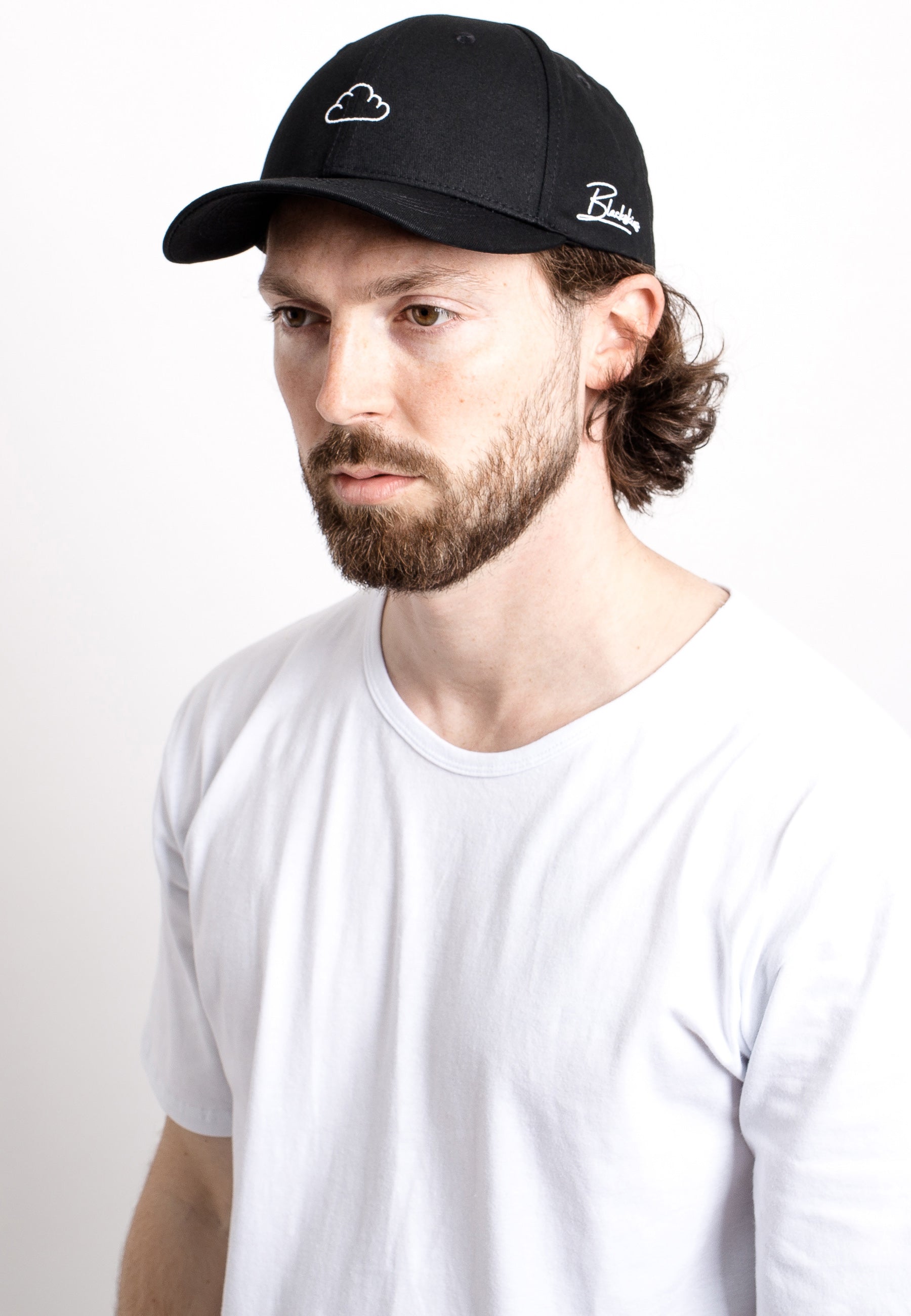 Blackskies-Iuno-Baseball-Cap-Trucker-Hat-Black-Snapback-Model