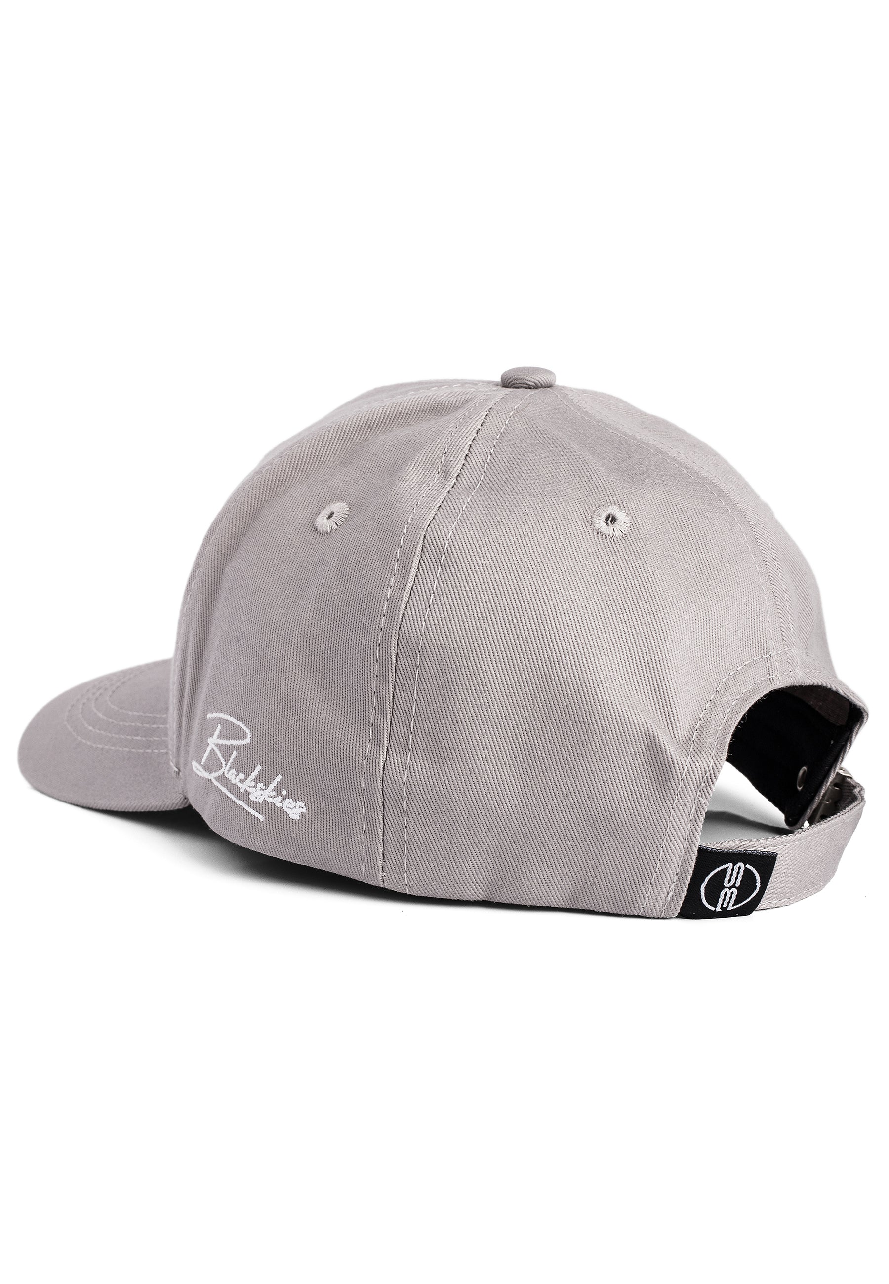 Blackskies-Iuno-Baseball-Cap-Trucker-Hat-Gray-Snapback-Script-Logo