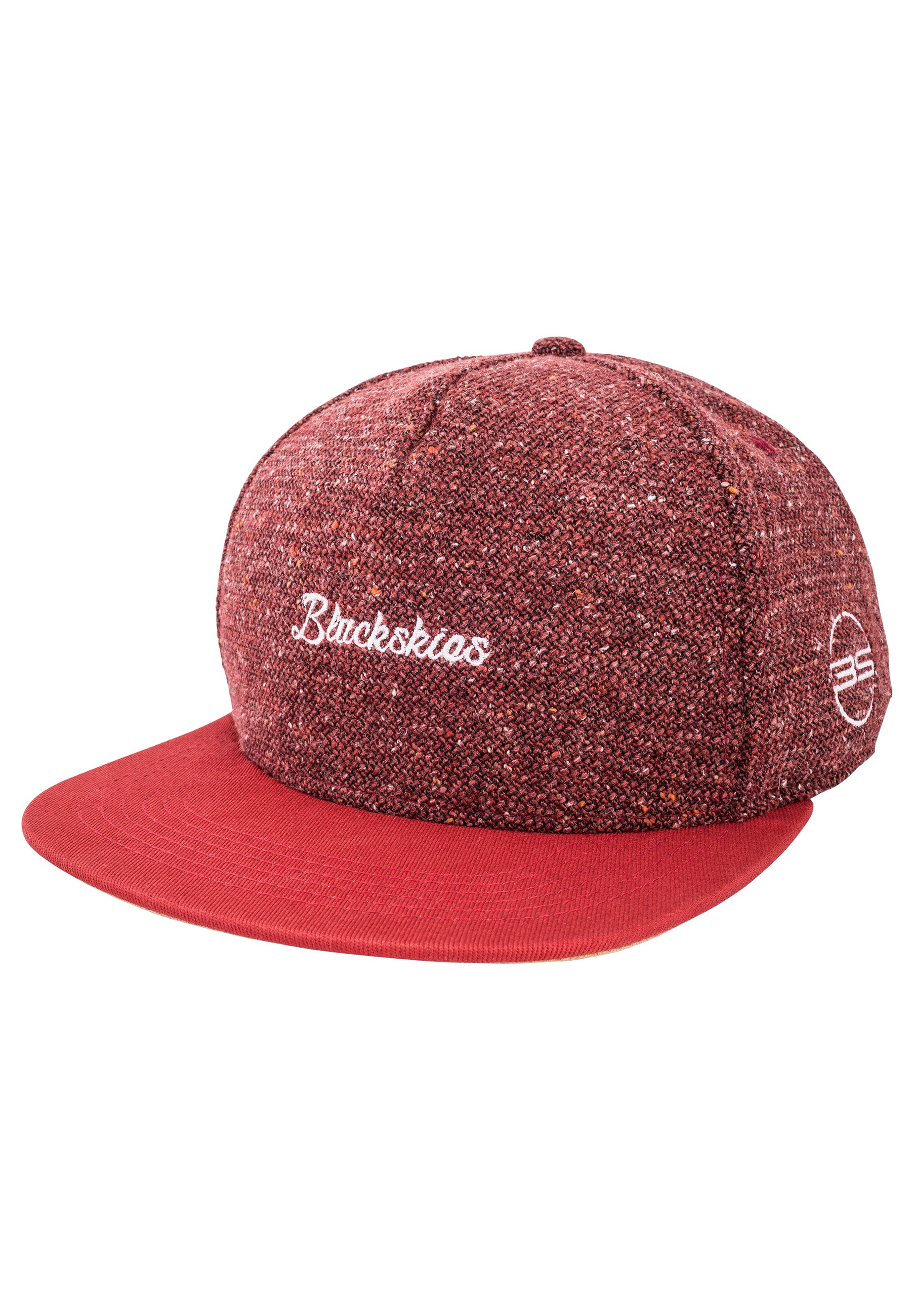 Blackskies-Junaeu-Snapback-Cap-Wool-Maroon-Red-Baseball-Hat