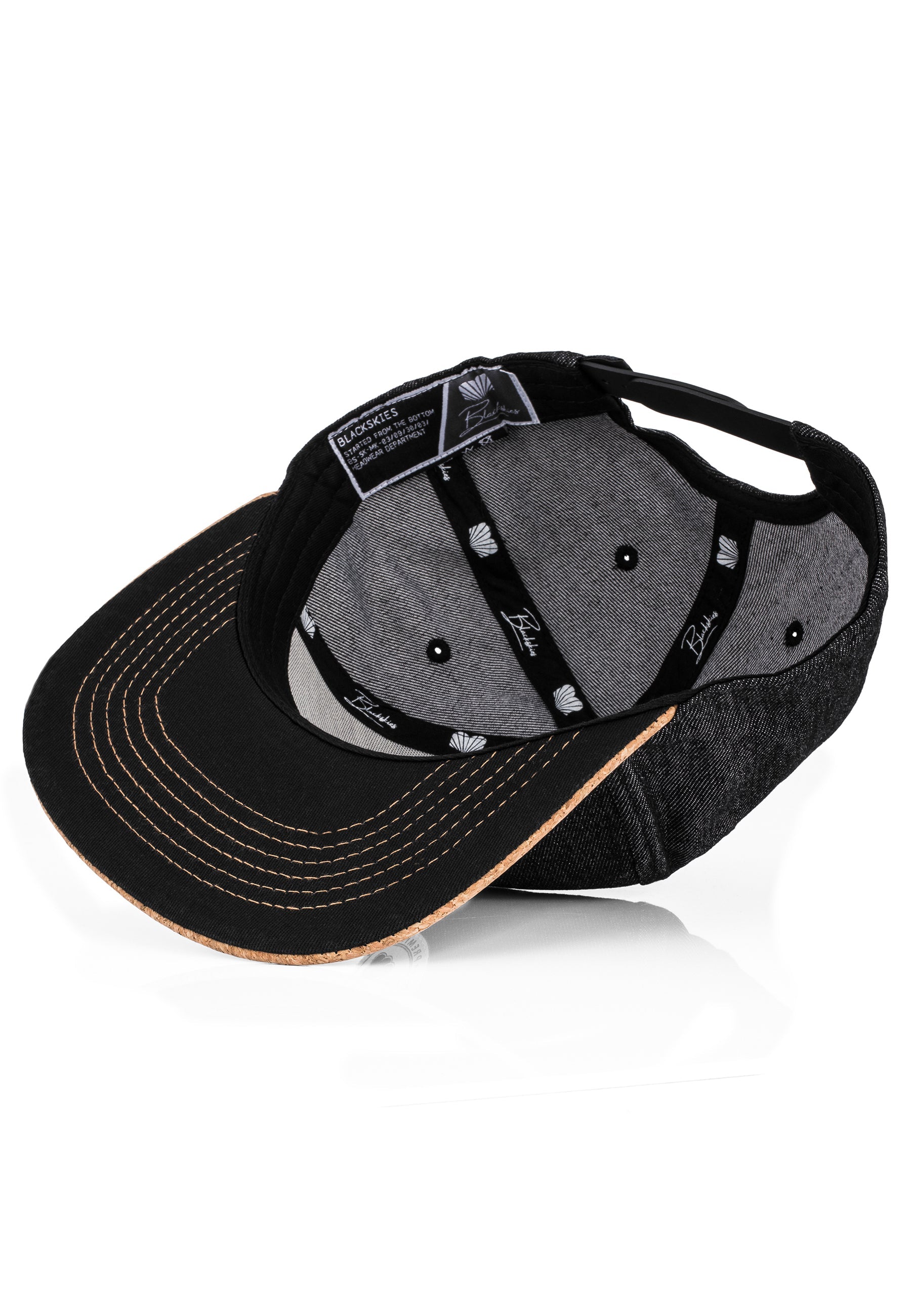 Blackskies-Leviathan-Snapback-Cap-Black-Cork-Bottom-2