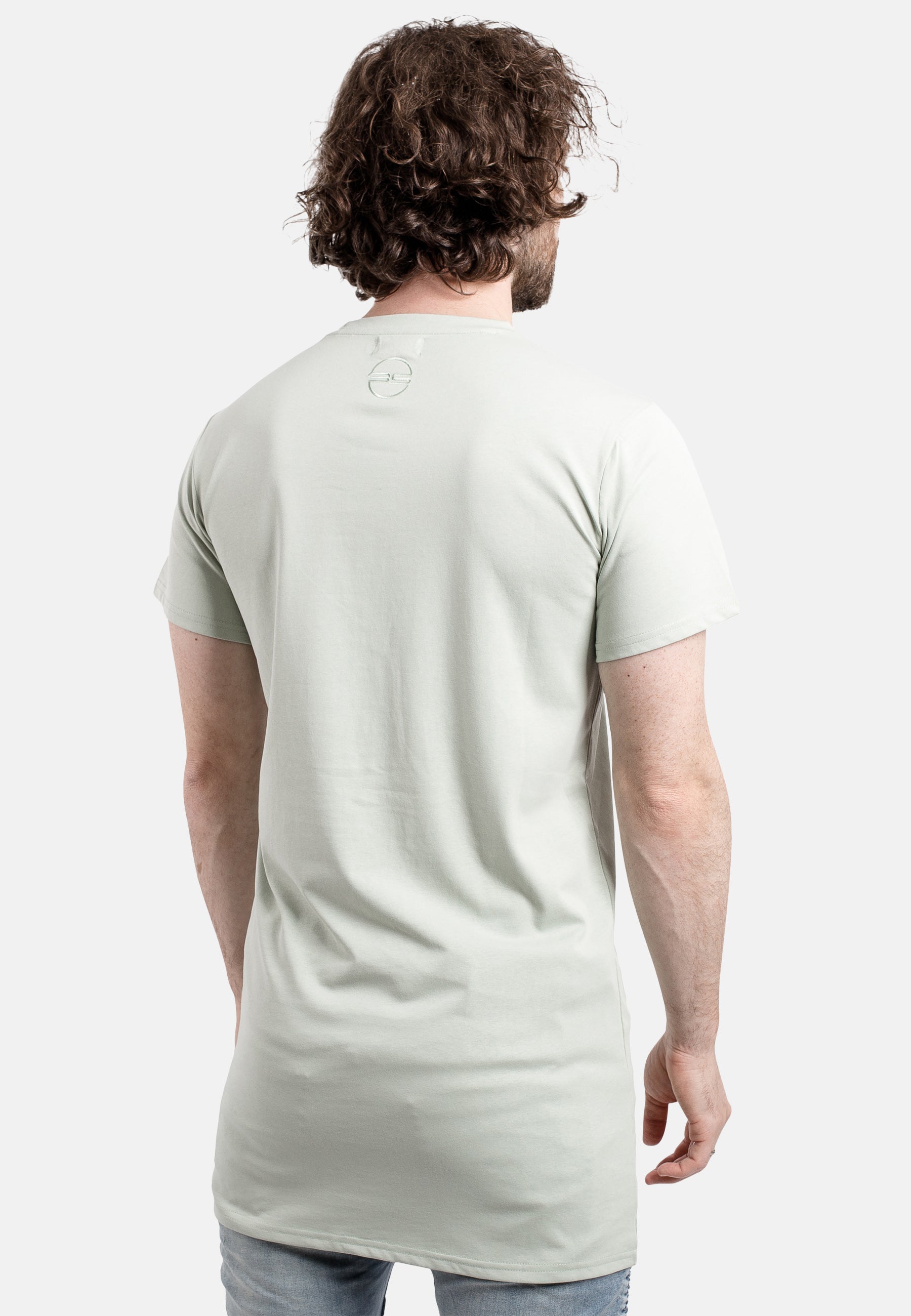 Blackskies-Longline-Under-T-Shirt-Sage-Green-Side