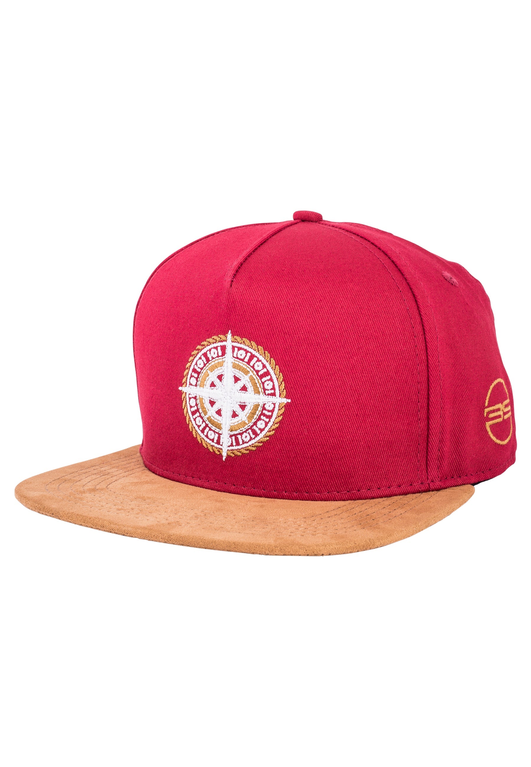 Blackskies-North-Star-Snapback-Cap-Red-Front-Compass
