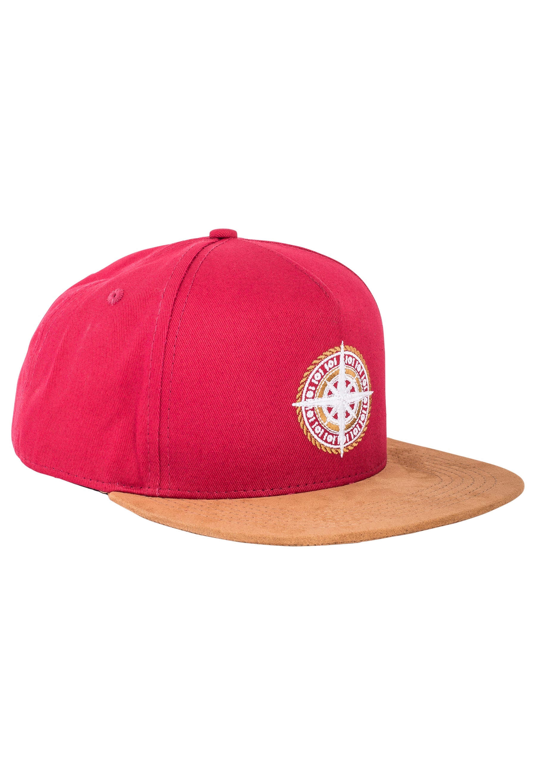 Blackskies-North-Star-Snapback-Cap-Red-Side