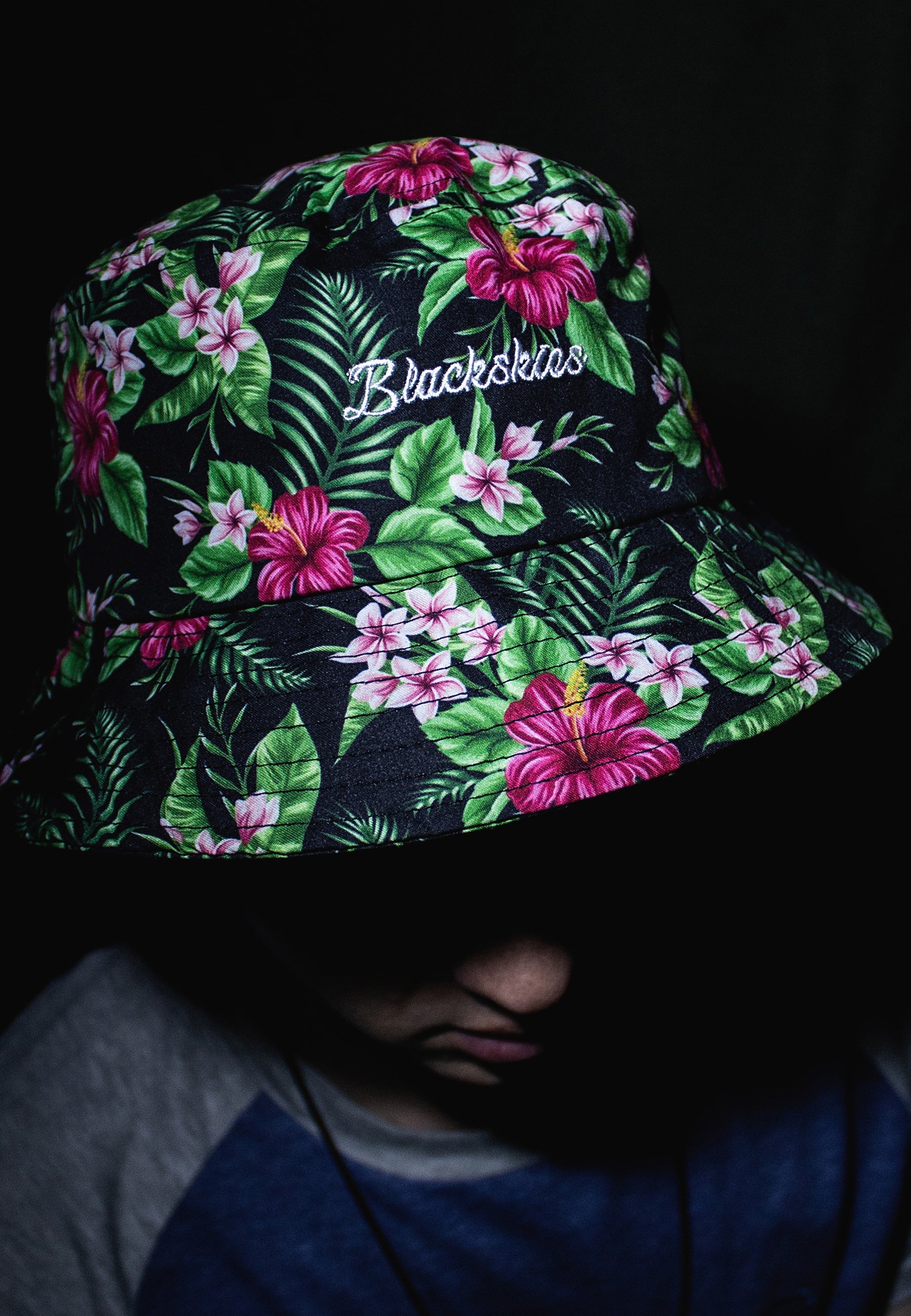 Oahu Bucket Hat - Floral - Blackskies | Premium Headwear & Apparel
