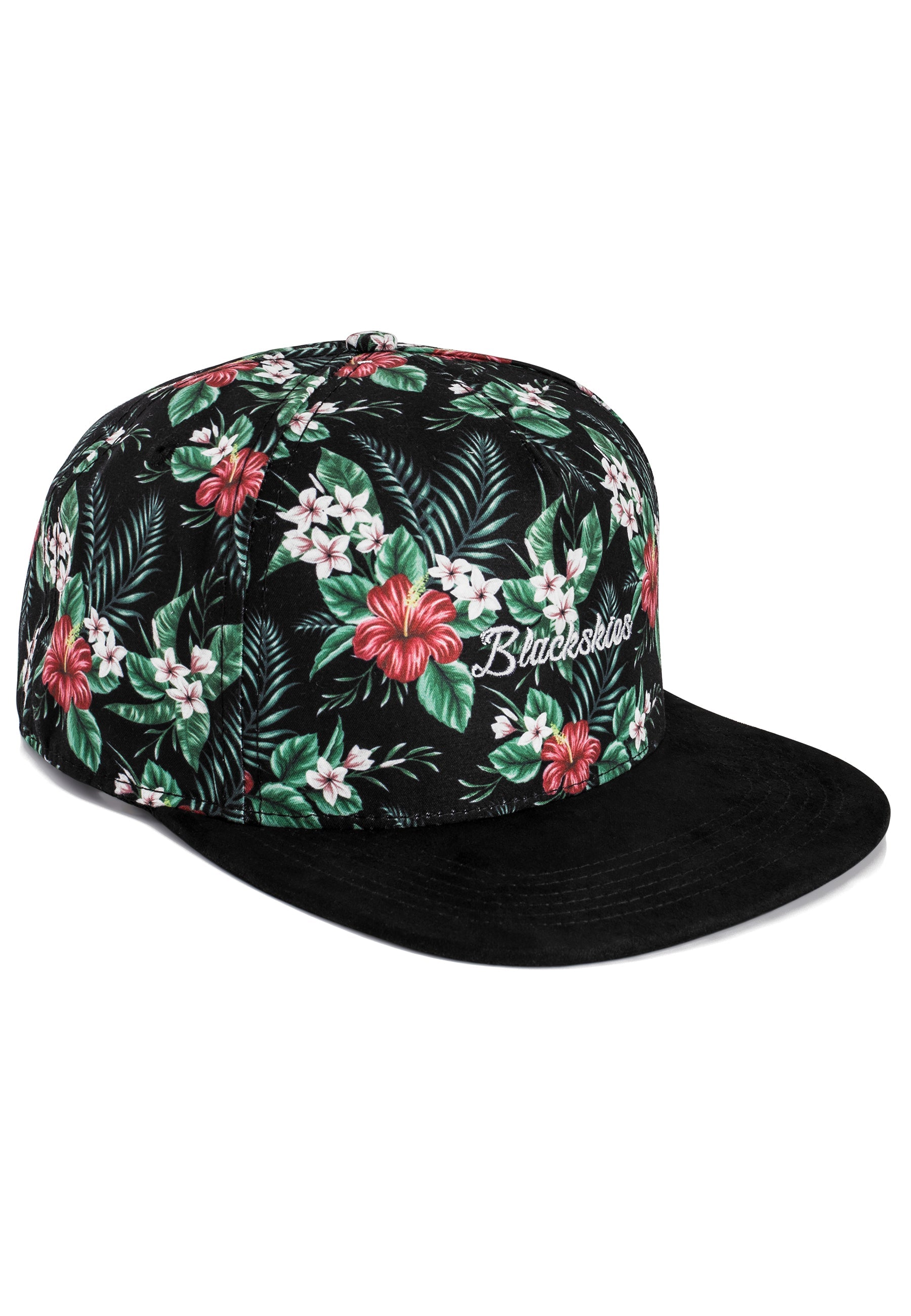 Blackskies-Oahu-Vol-II-Snapback-Cap-Floral-Black-Side