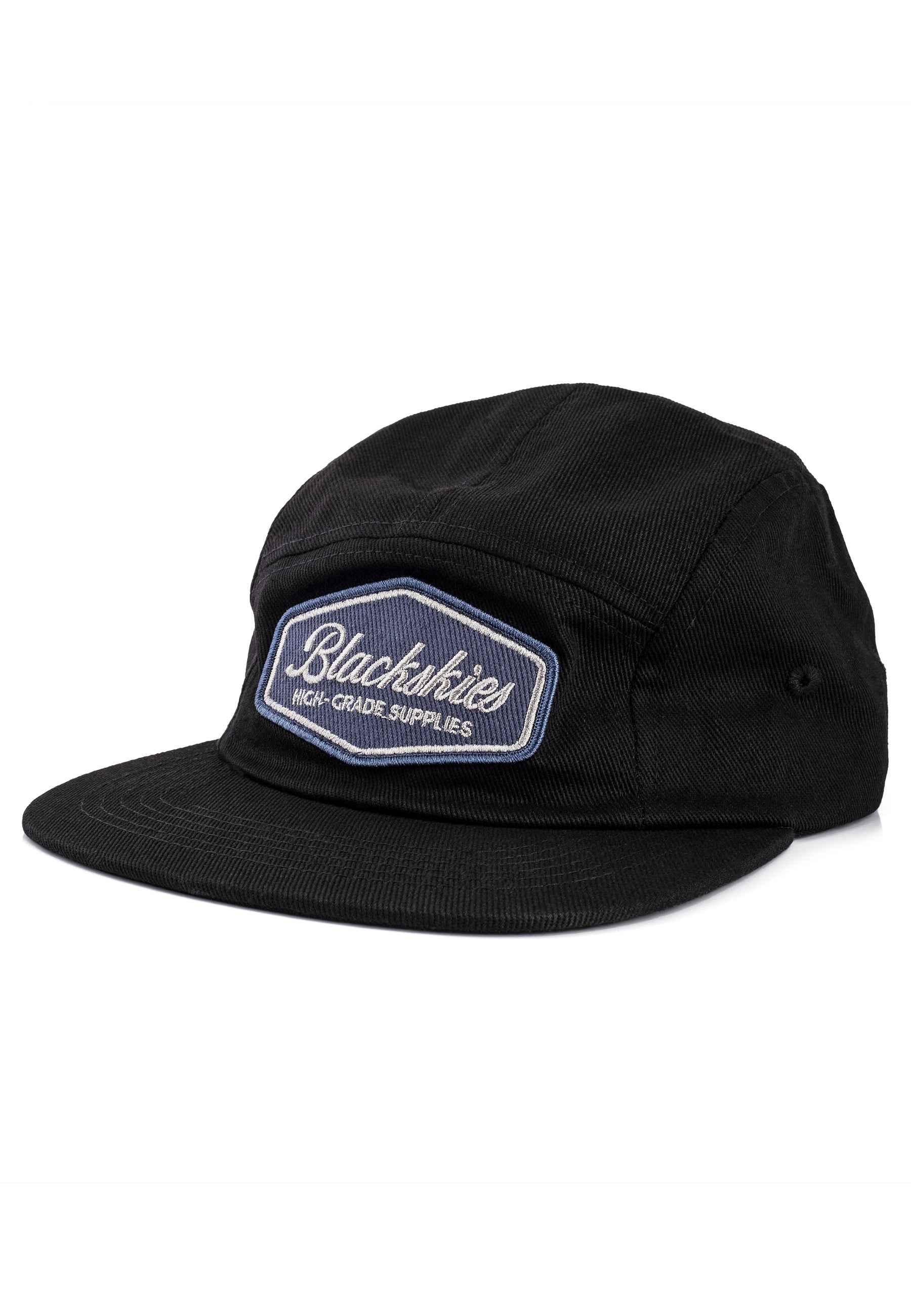Blackskies-Oasis-5-Panel-Hat-Black