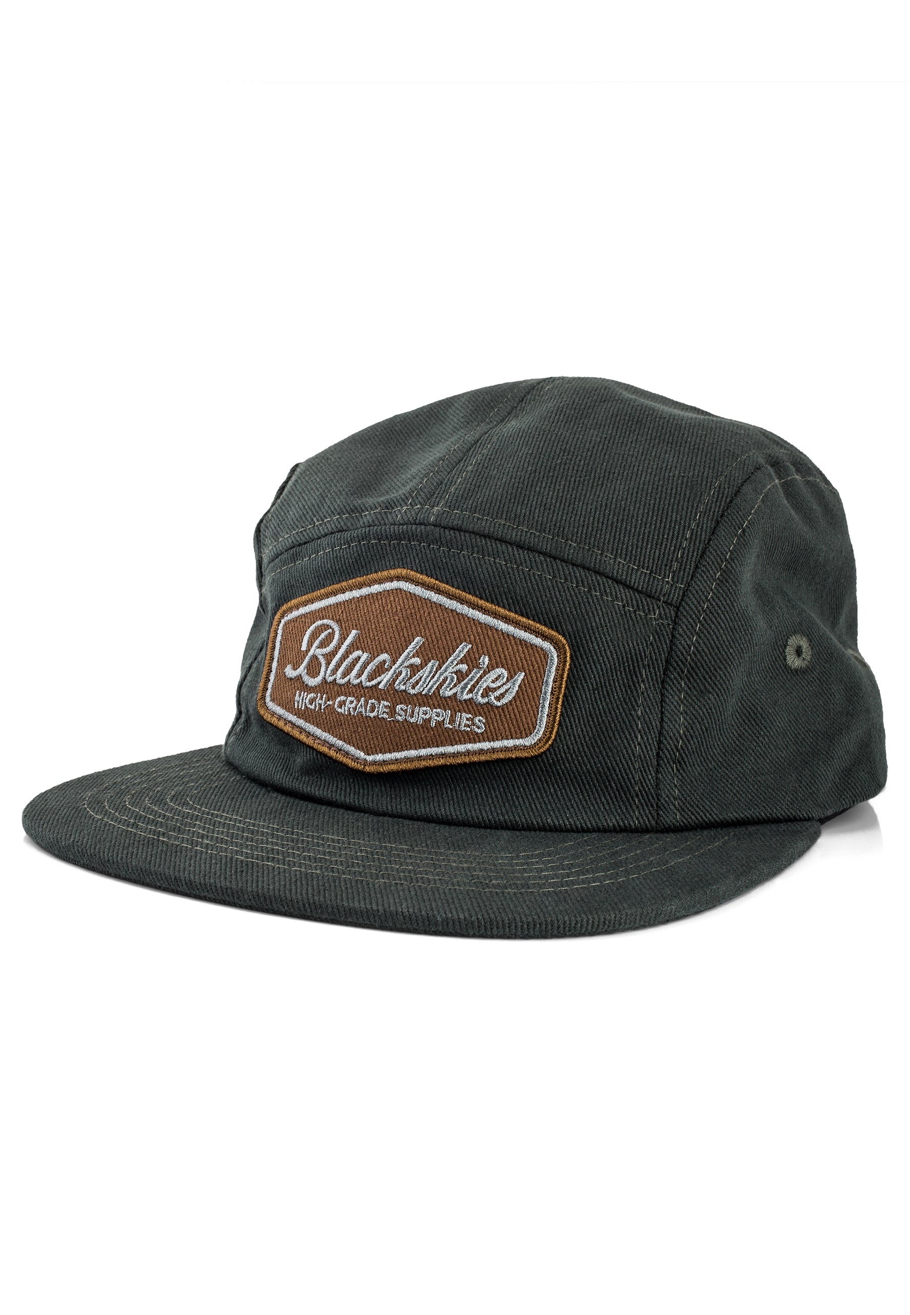 Blackskies-Oasis-5-Panel-Hat-Forest-Green