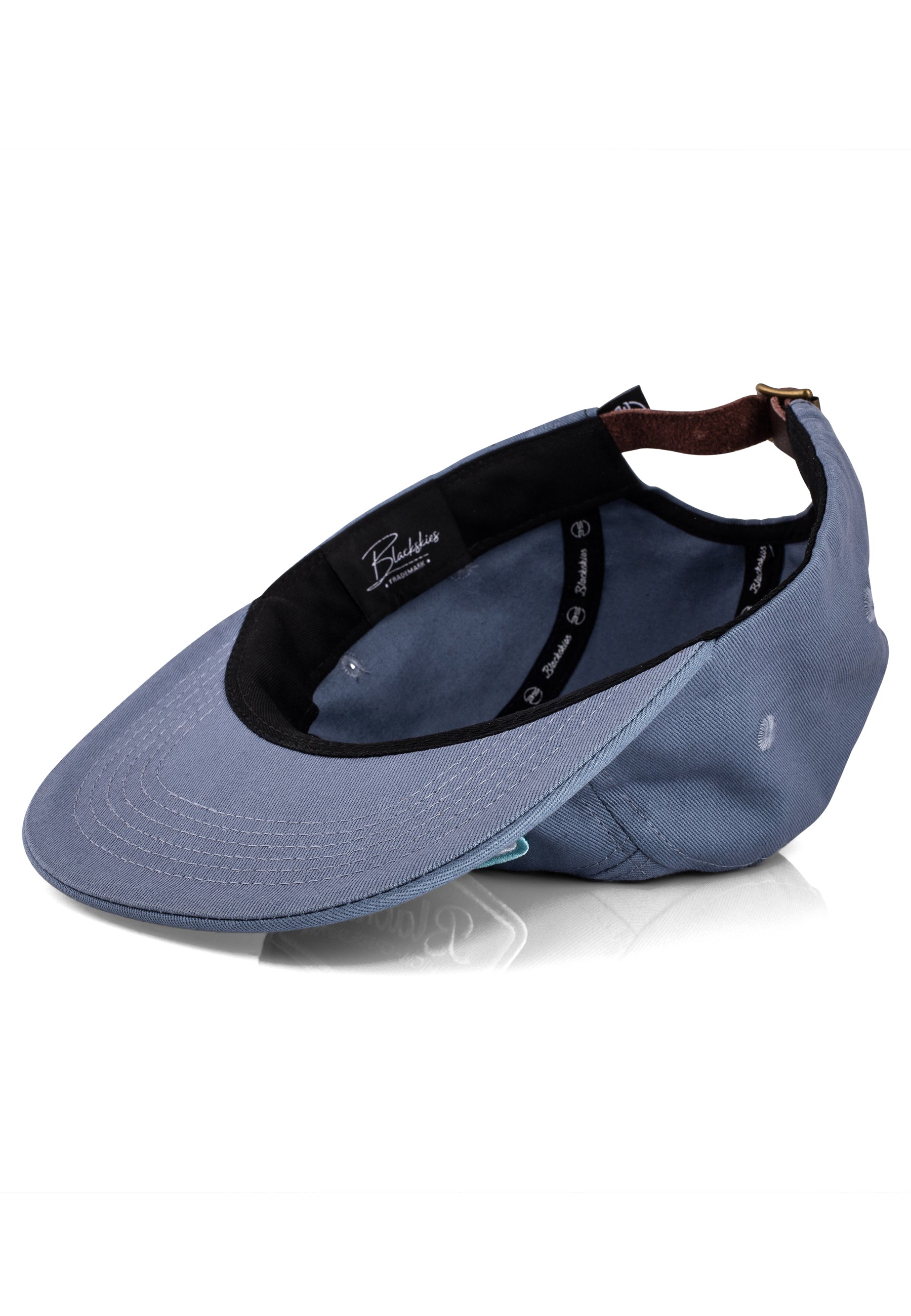 Blackskies-Oasis-5-Panel-Hat-Iceblue-Adjustable-Strap-Flat-Brim