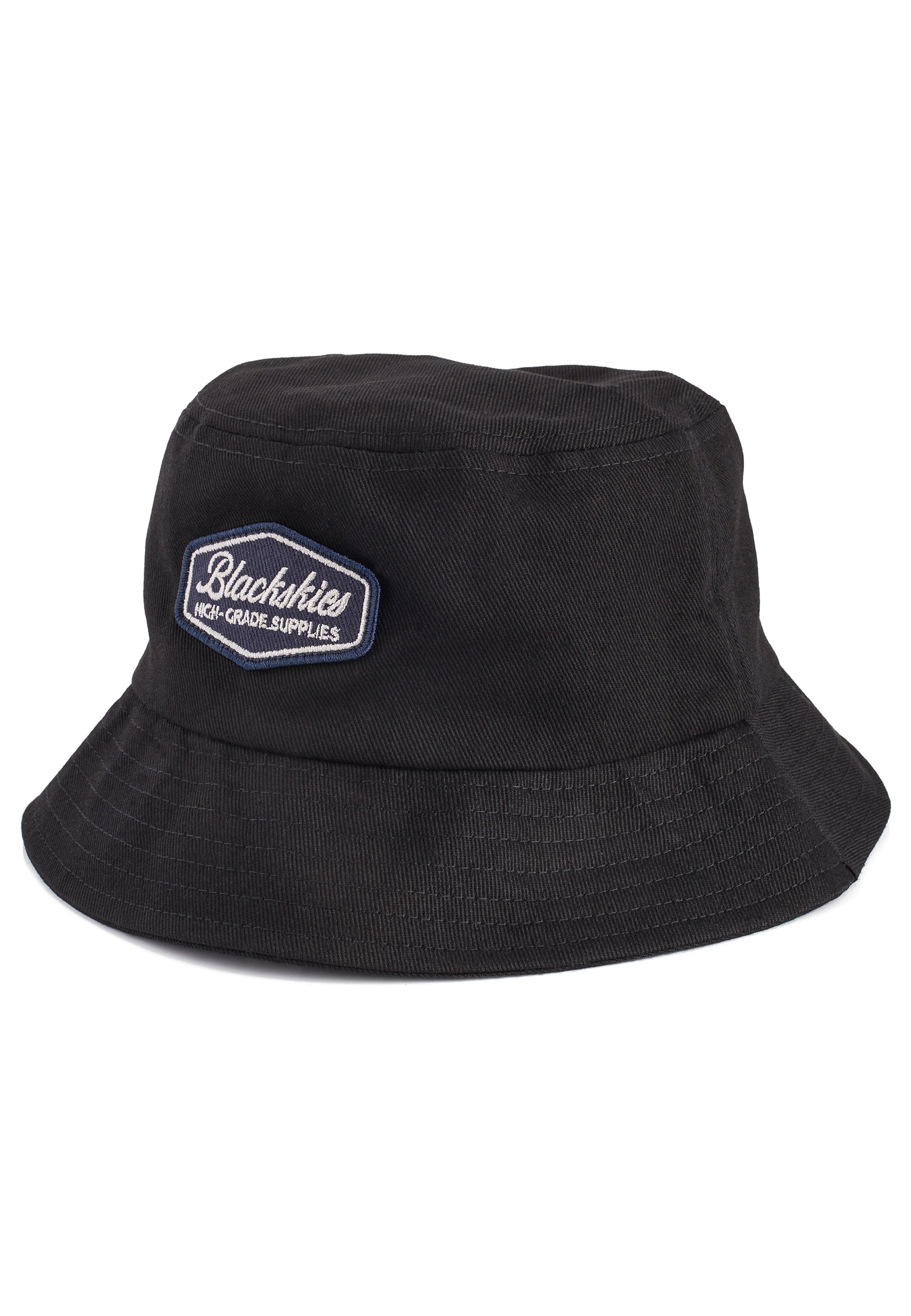Blackskies-Oasis-Bucket-Hat-Black-Navy-Blue-Fisher-Hat-Bob-Side-2