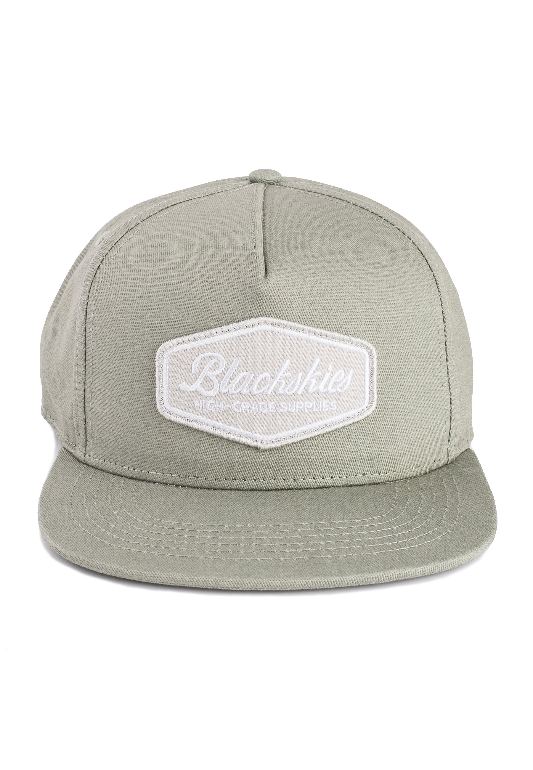 Blackskies-Oasis-Snapback-Cap-Sage-Green-Grey-Basecap-Hat-Specs