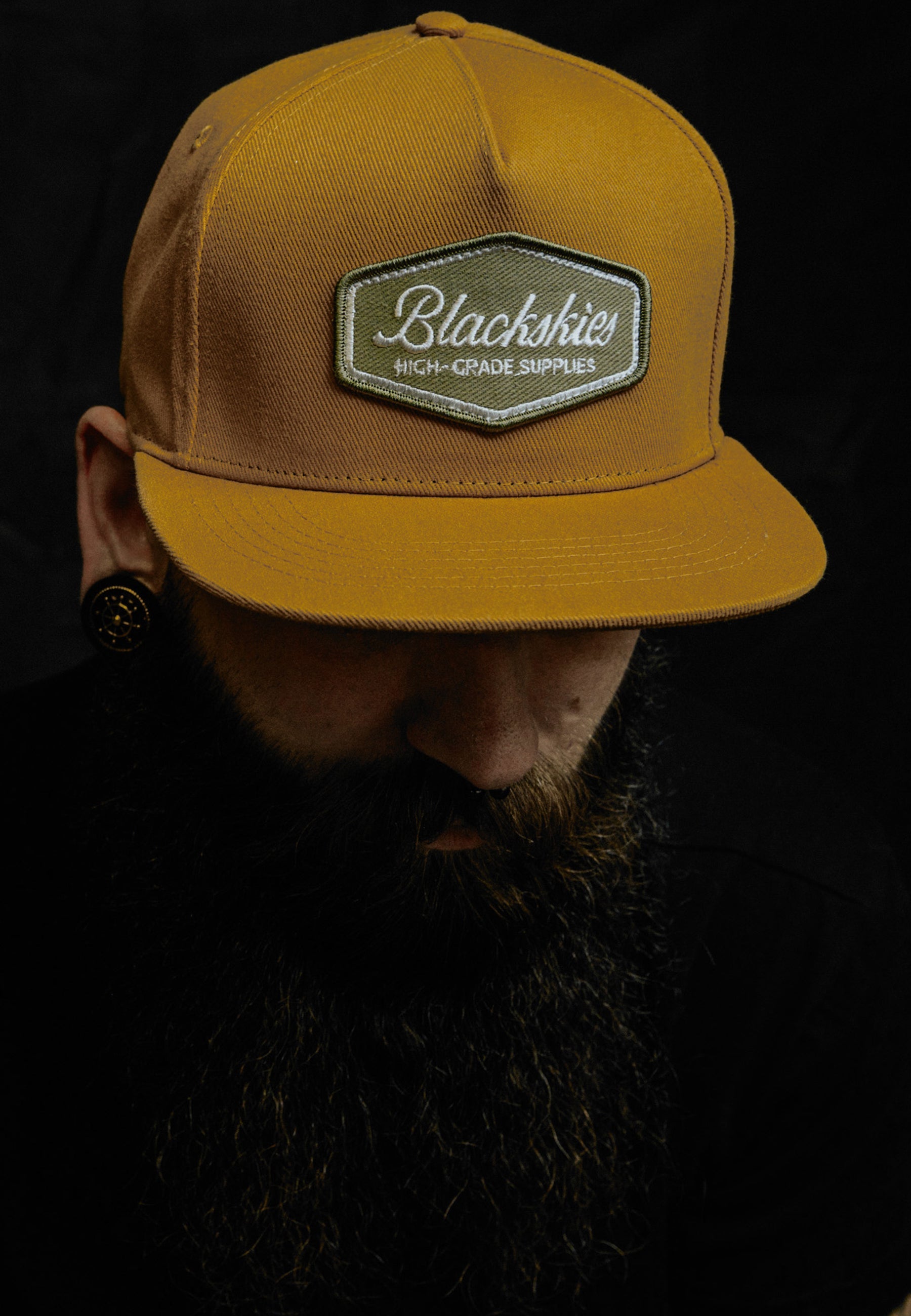 Blackskies-Oasis-Snapback-Cap-Yellow-Hat-Baseball-Model-3