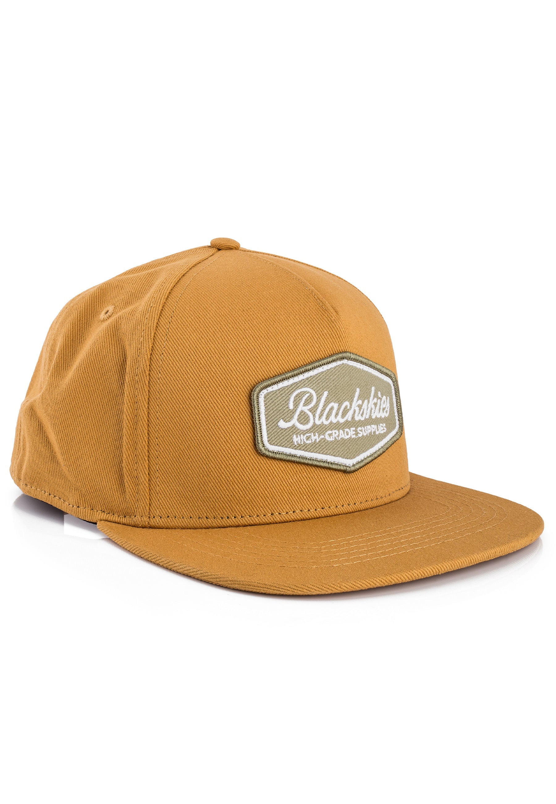 Blackskies-Oasis-Snapback-Cap-Yellow-Hat-Baseball-Side