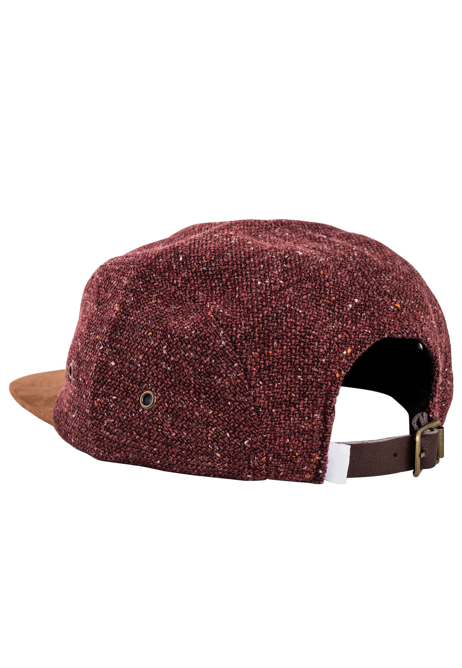 Blackskies-Obsidian-5-Panel-Cap-Maroon-Brown-Wool-Back