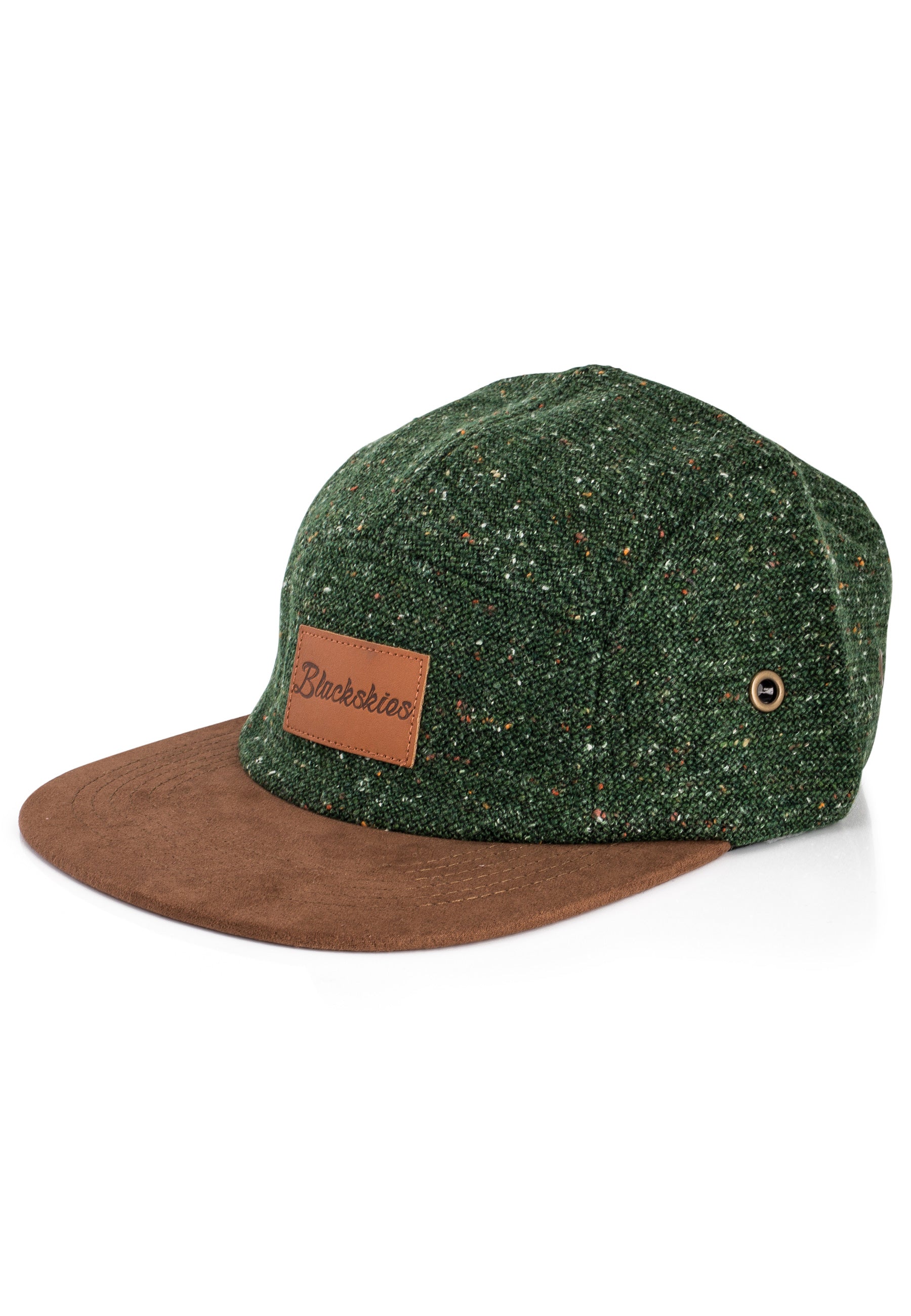 Blackskies-Obsidian-5-Panel-Hat-Green-Brown