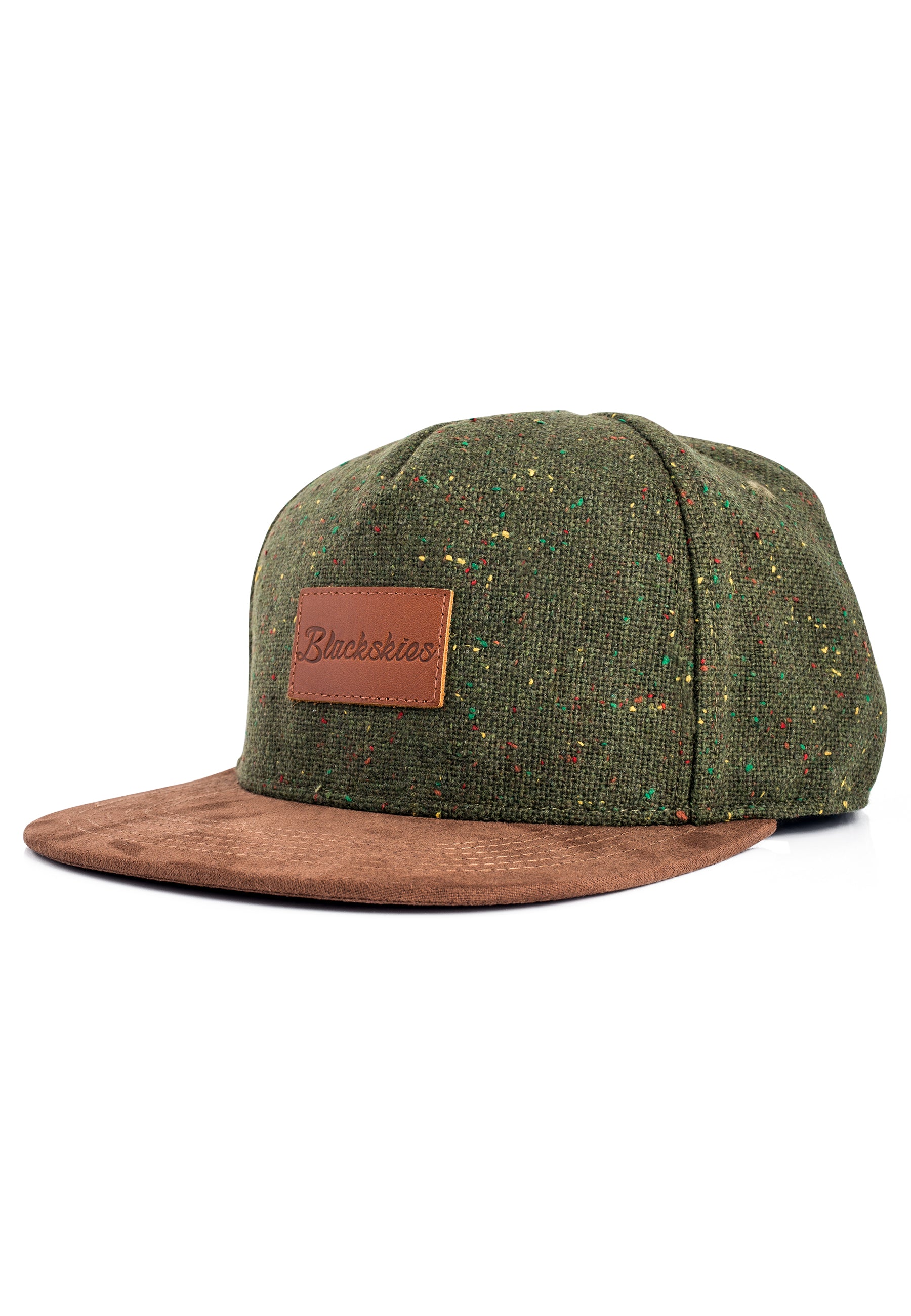 Blackskies-Obsidian-Snapback-Cap-Green-Beige-Baseball-Hat-Basecap
