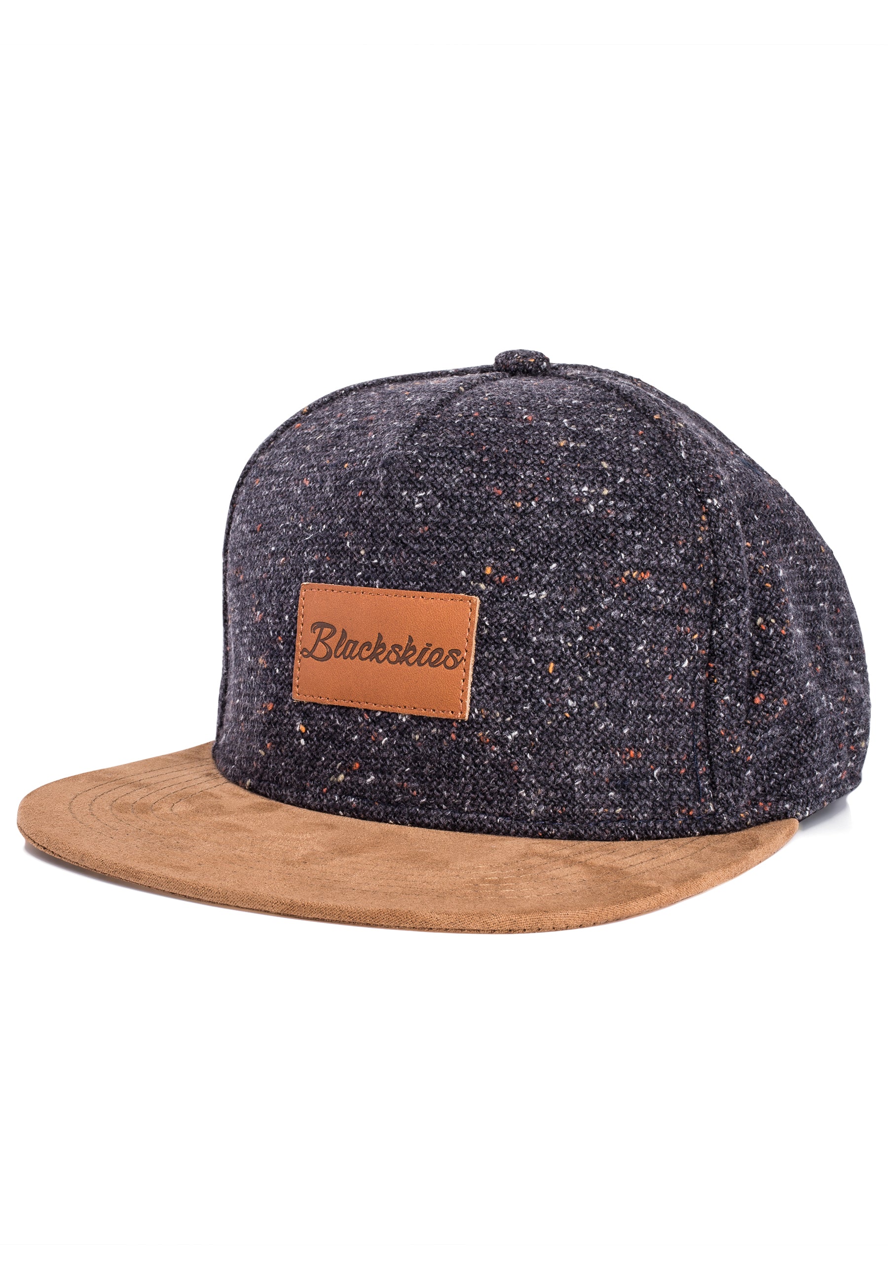 Blackskies-Obsidian-Snapback-Cap-Navyblue-Brown-Baseball-Hat-Basecap