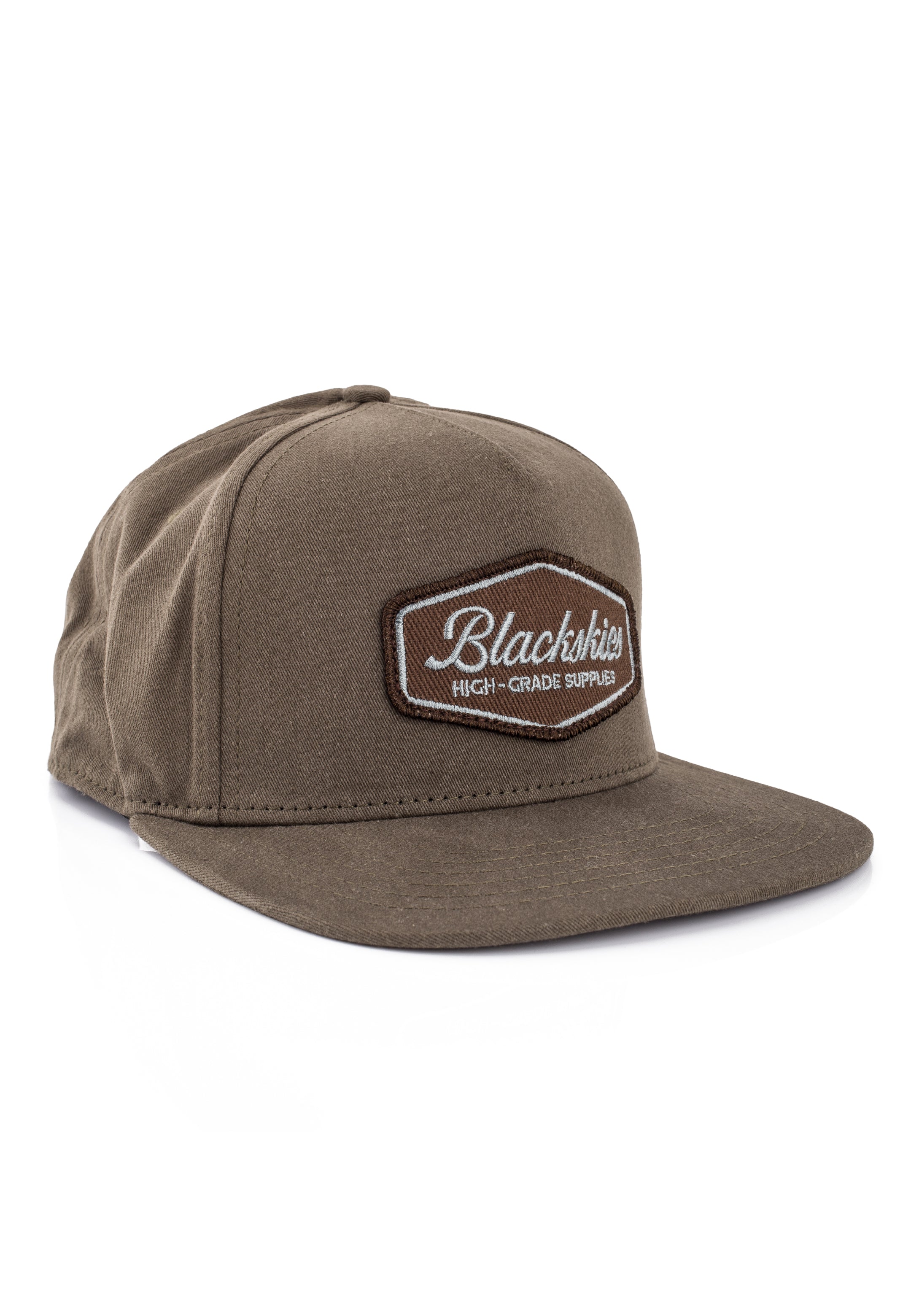 Blackskies-Osis-Snapback-Cap-Olive-Green-Brown-Washed-2