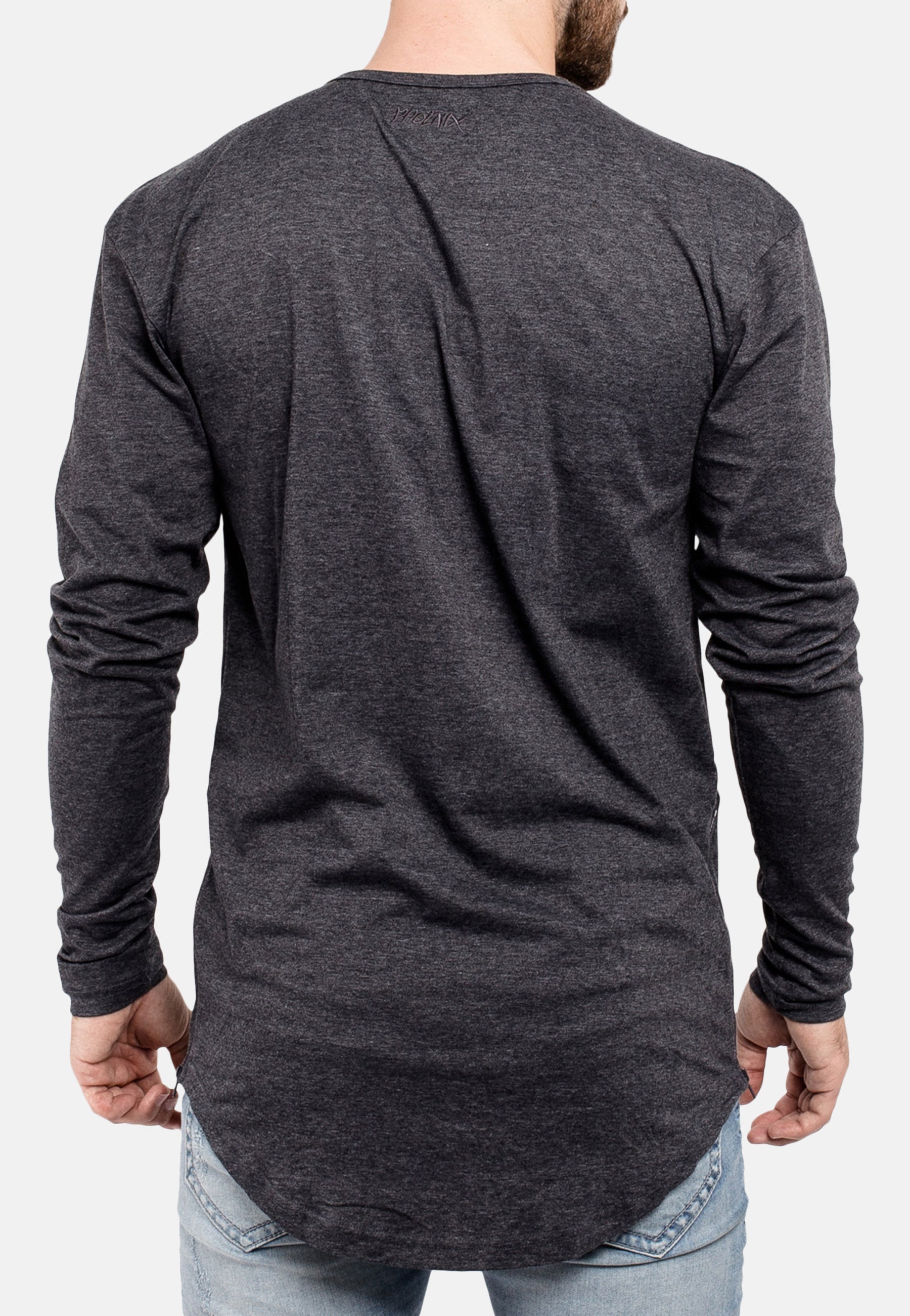 Blackskies-Oversize-Longsleeve-Shirt-Charcoal-Back