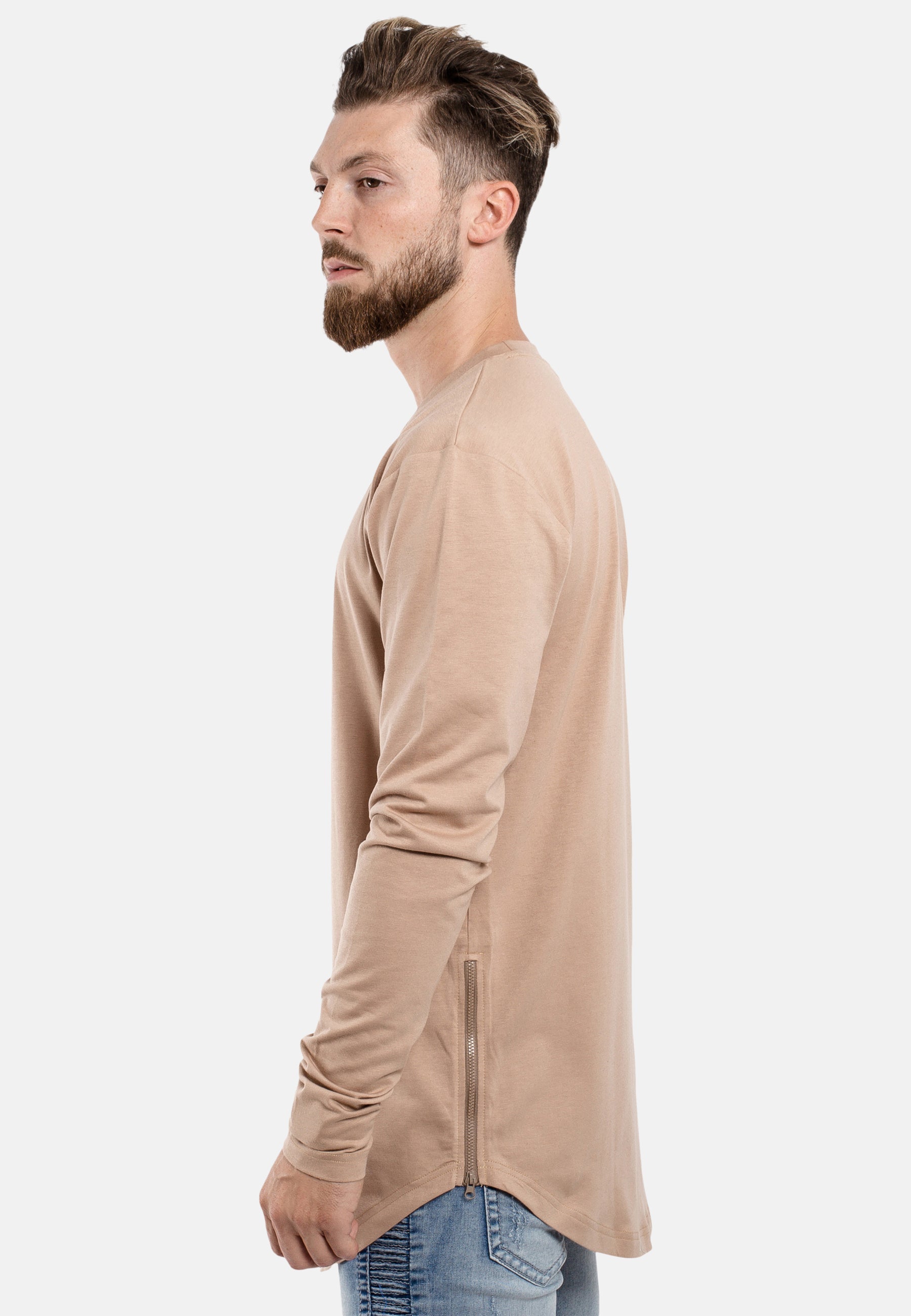 Blackskies-Oversize-Side-Zip-Longsleeve-T-Shirt-Desert-Side-2