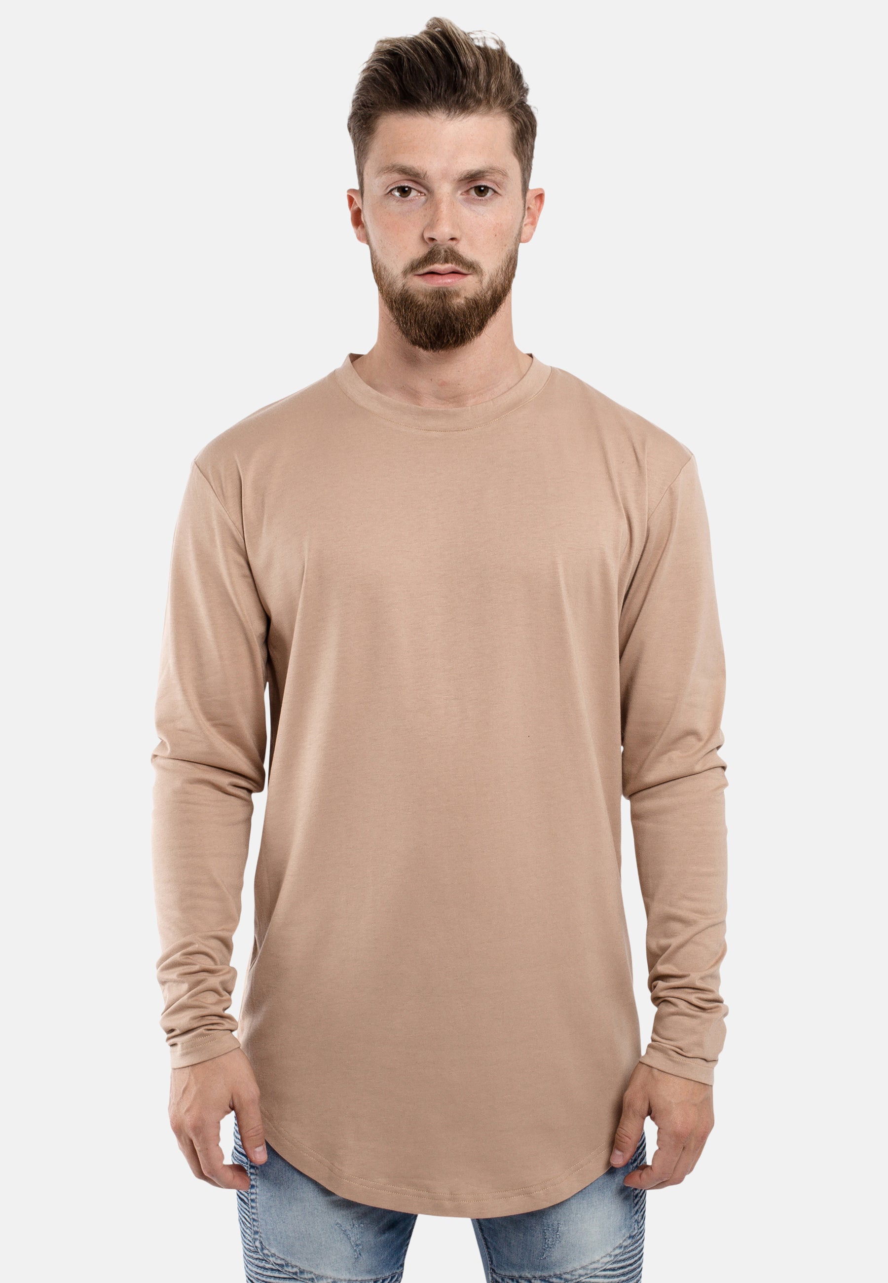 Blackskies-Oversize-Side-Zip-Longsleeve-T-Shirt-Desert