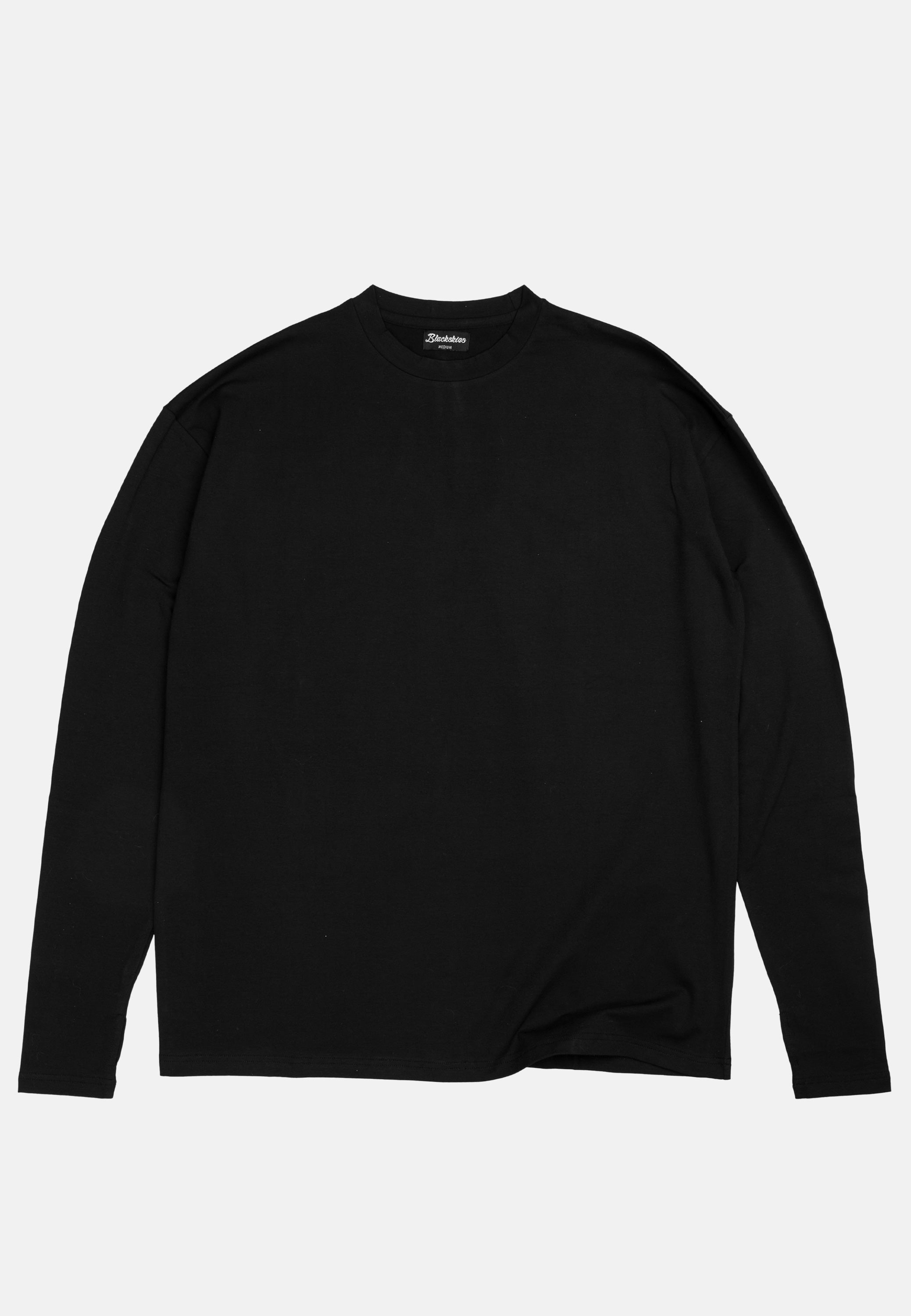 Oversized Long Sleeve T-Shirt - Black - Blackskies | Premium