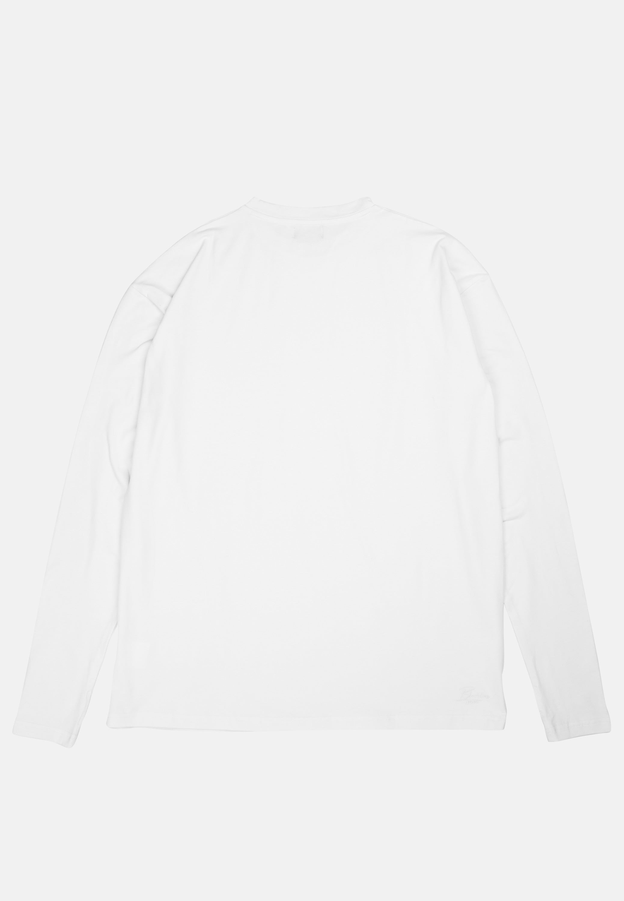 Oversized Long Sleeve T-Shirt - White - Blackskies | Premium
