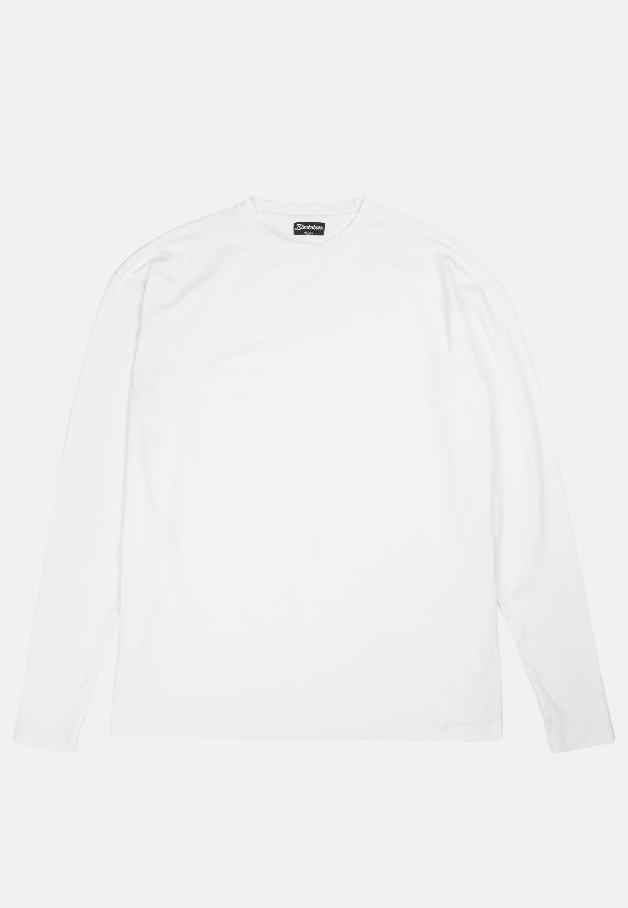 Oversized Long Sleeve T-Shirt - White - Blackskies | Premium