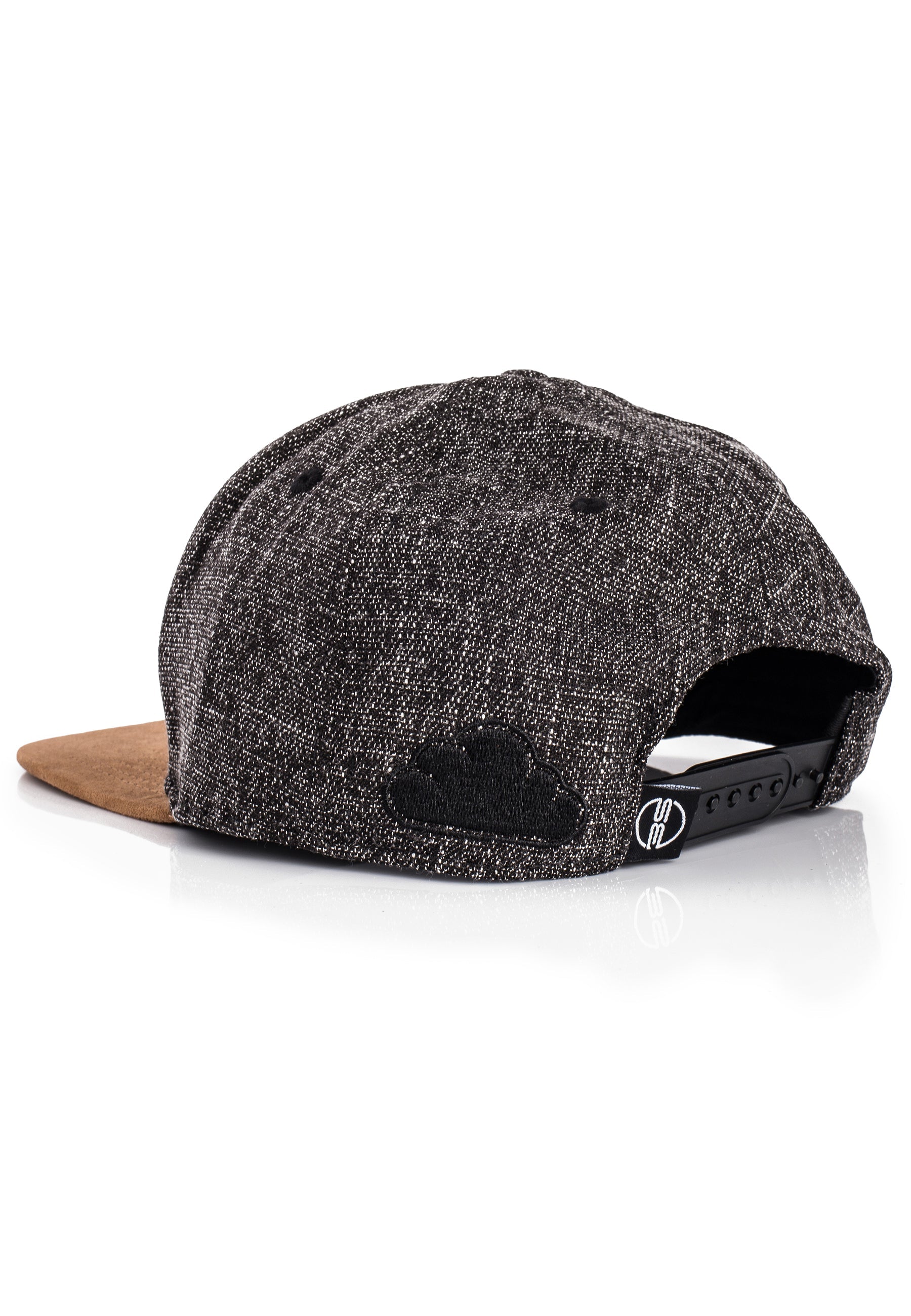 Blackskies-Pathfinder-Snapback-Cap-Black-Melange-Beige-Baseball-Hat-Speckle-Snap-Back