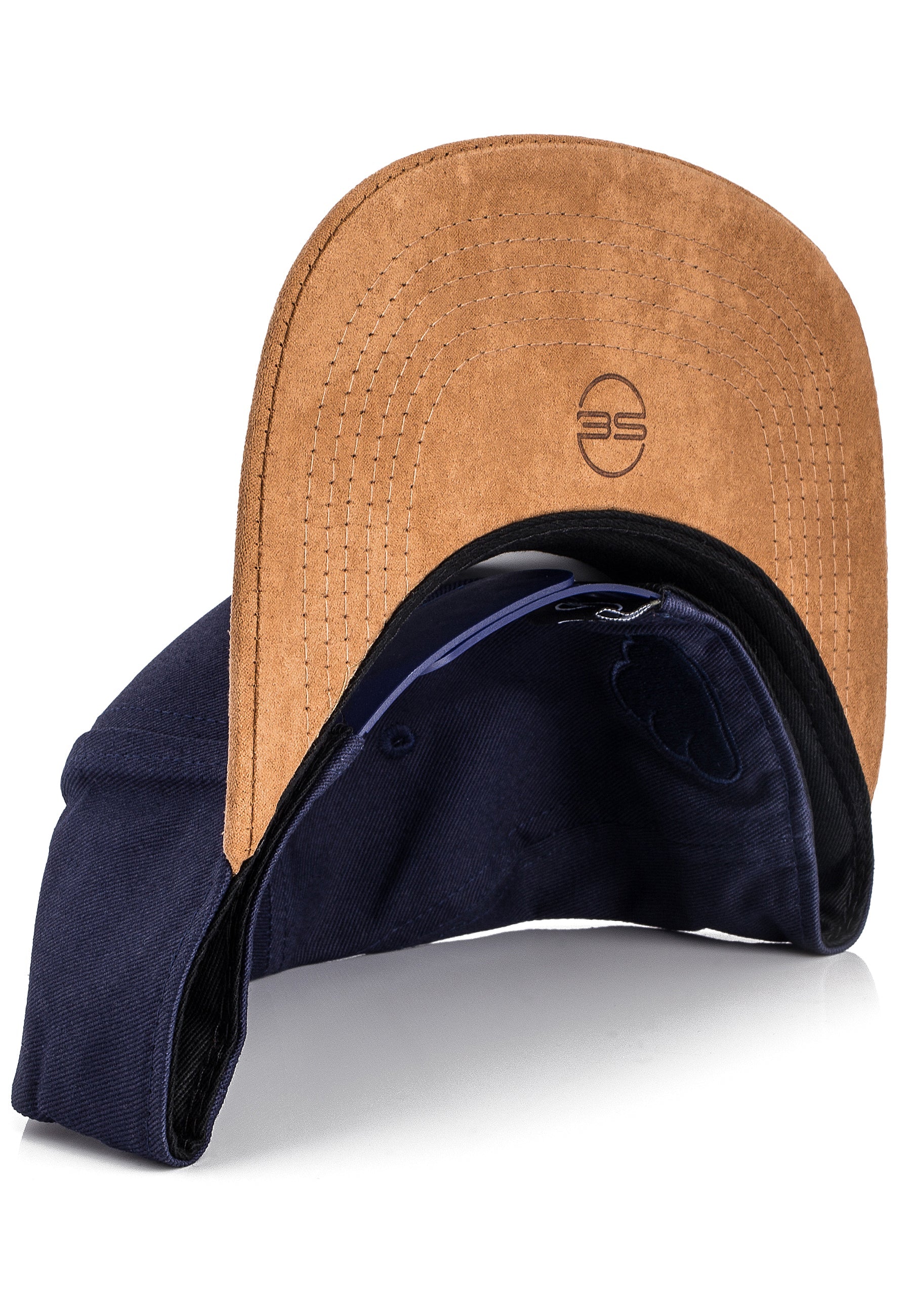 Blackskies-Pathfinder-Snapback-Cap-Navy-Blue-Beige-Brim