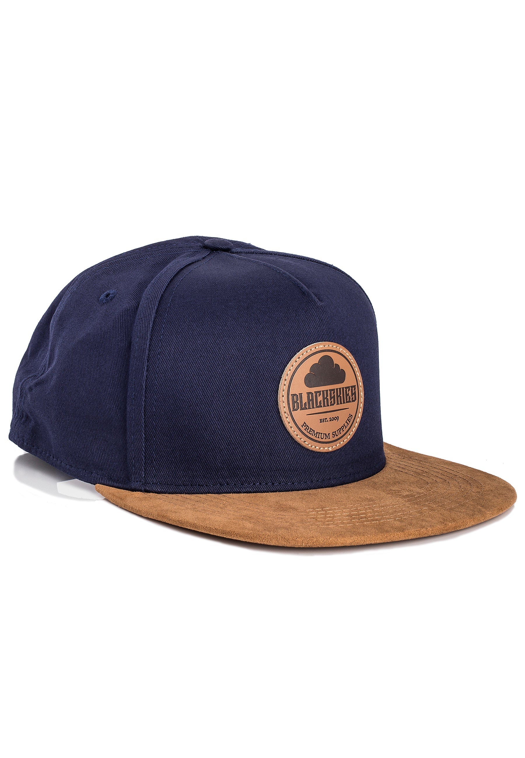 Blackskies-Pathfinder-Snapback-Cap-Navy-Blue-Beige-Specification