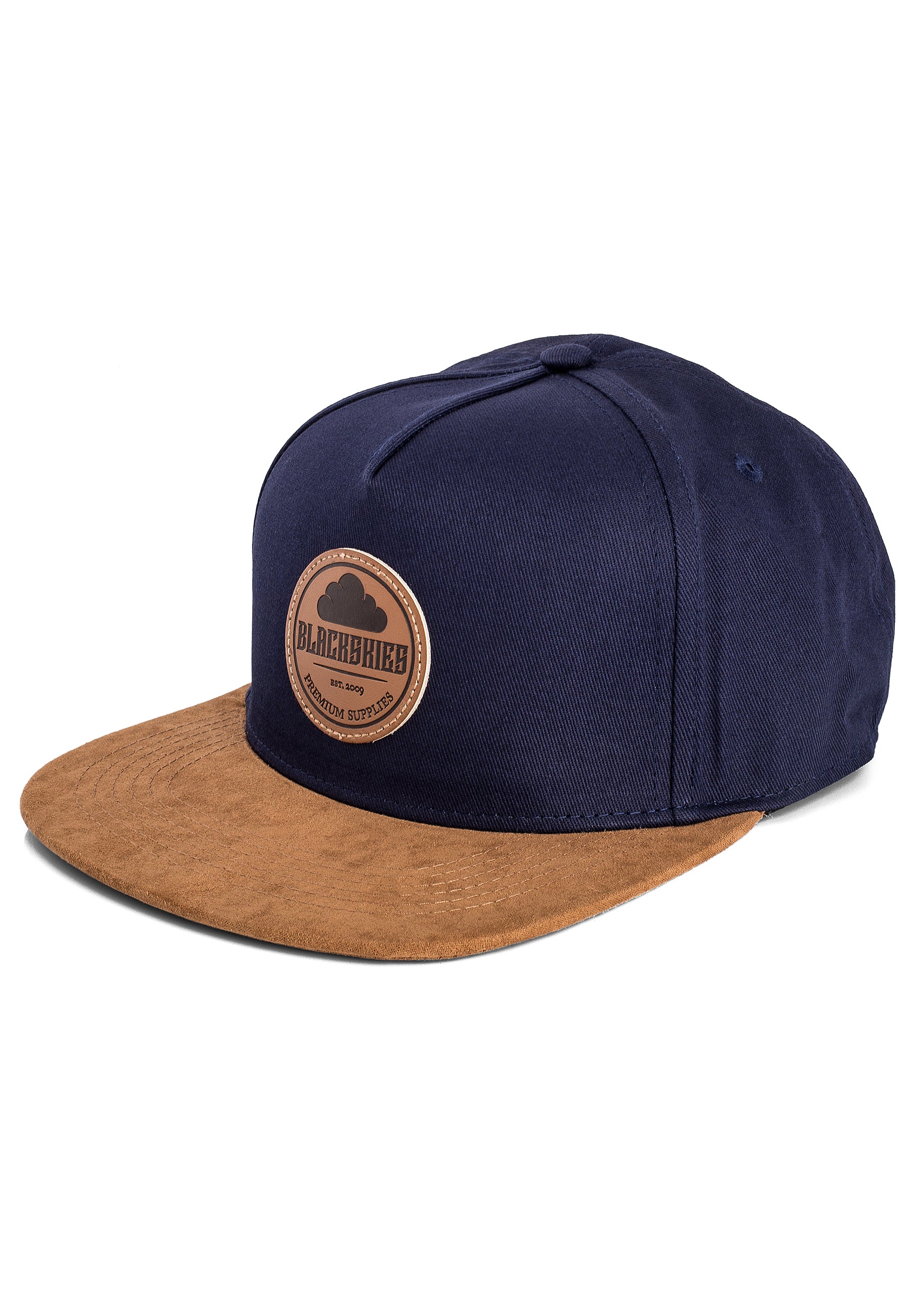 Blackskies-Pathfinder-Snapback-Cap-Navy-Blue-Beige-White