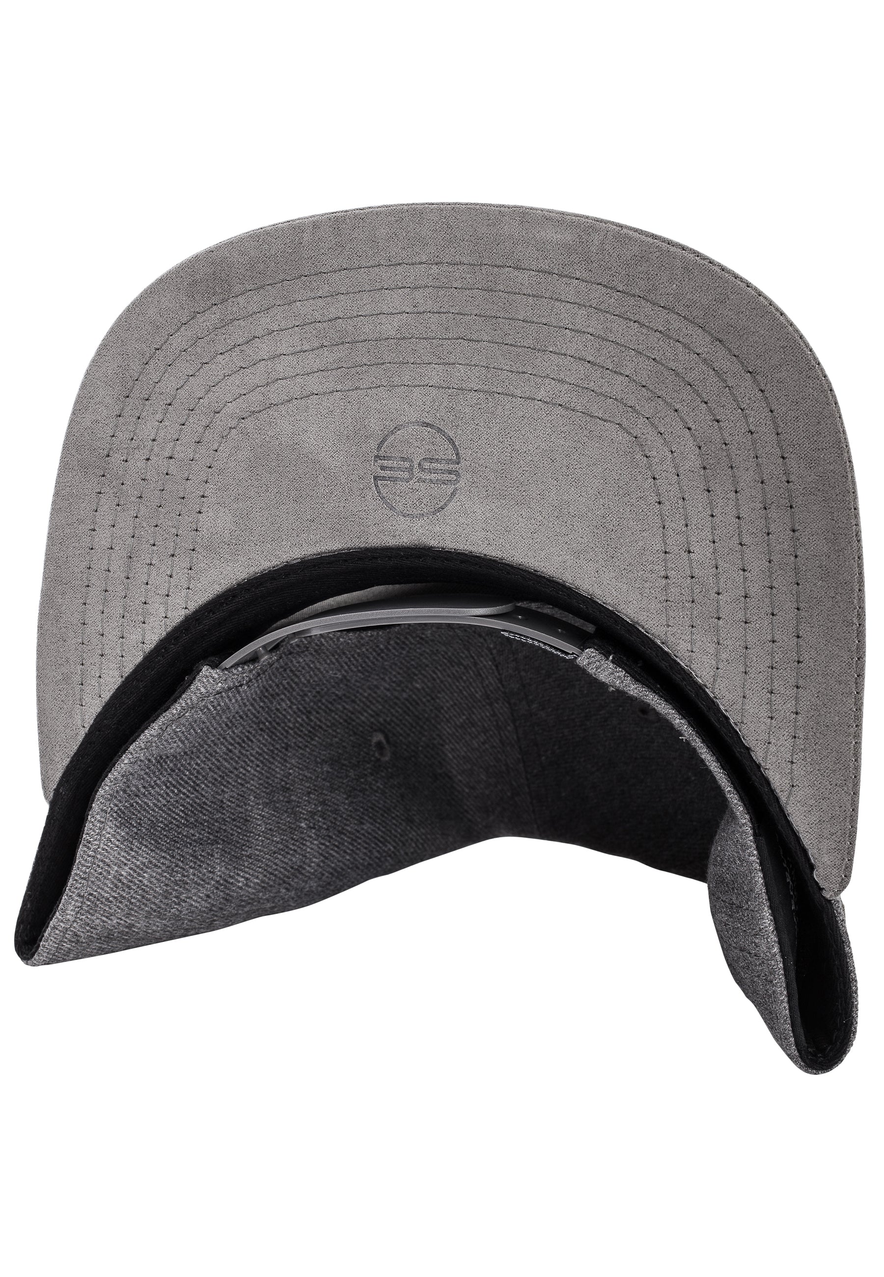 Blackskies-Port-Angeles-Snapback-Cap-Grey-Suede-Brim-Logo