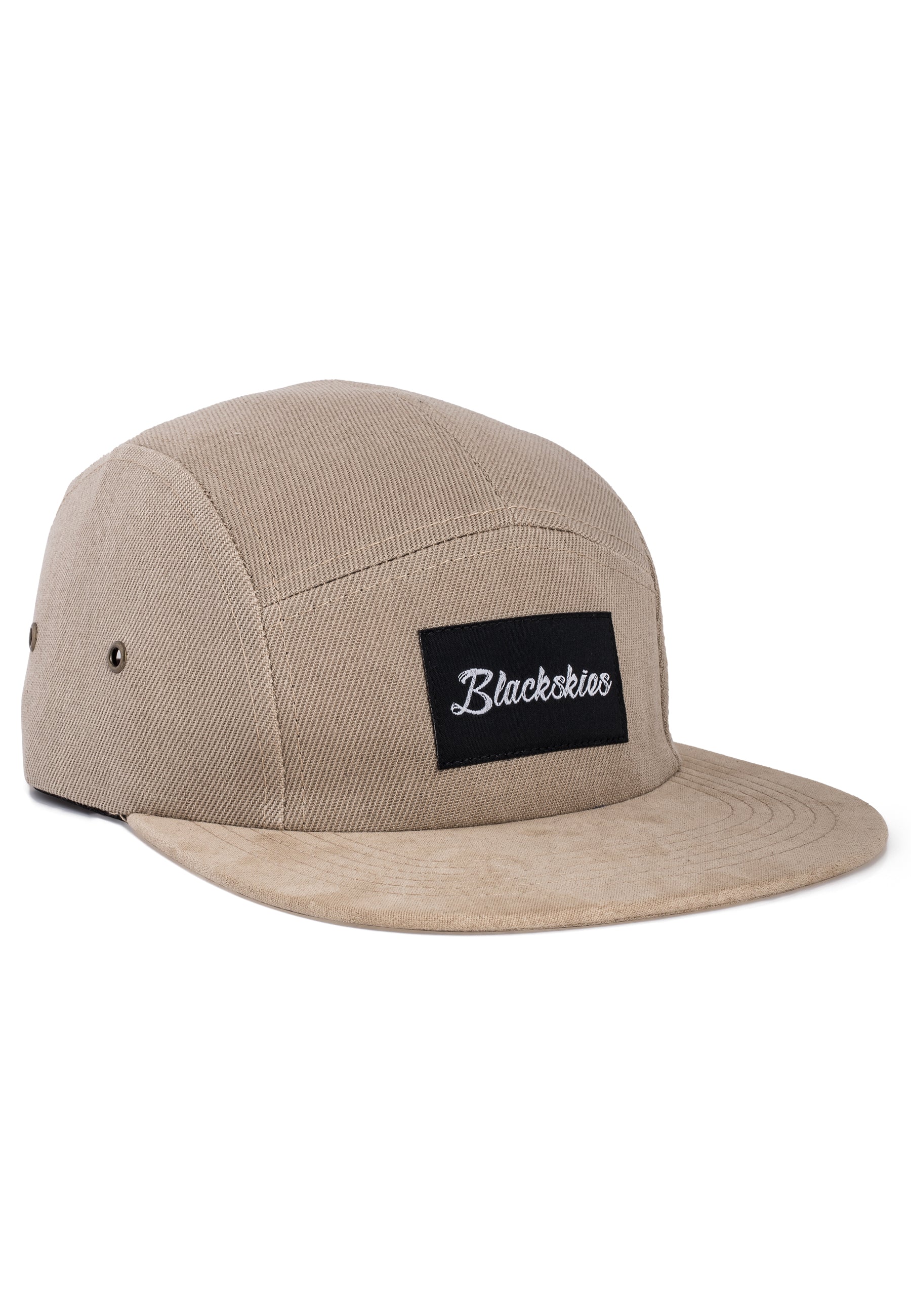 Blackskies-Port-Blair-5-Panel-Hat-Beige-Flat-Surf-Cap-Baseball-Sand