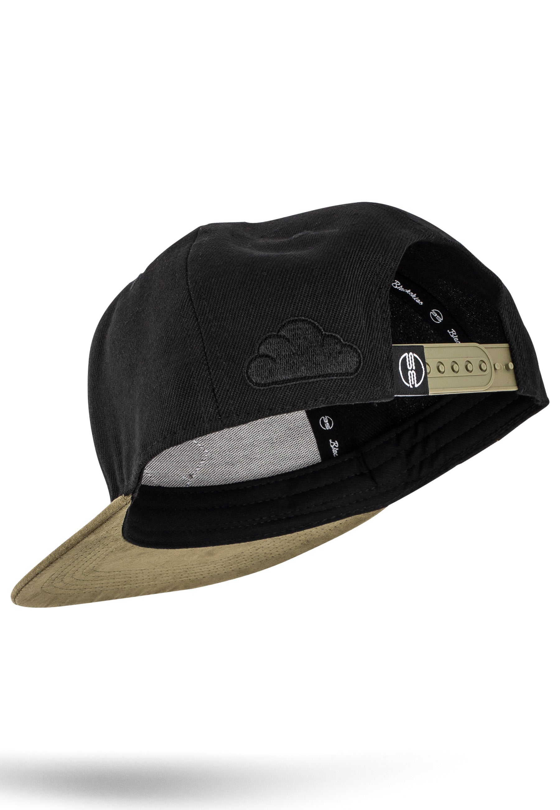 Blackskies-Port-Huron-Snapback-Cap-Black-Olive-Baseball-Hat-Mens-Fly