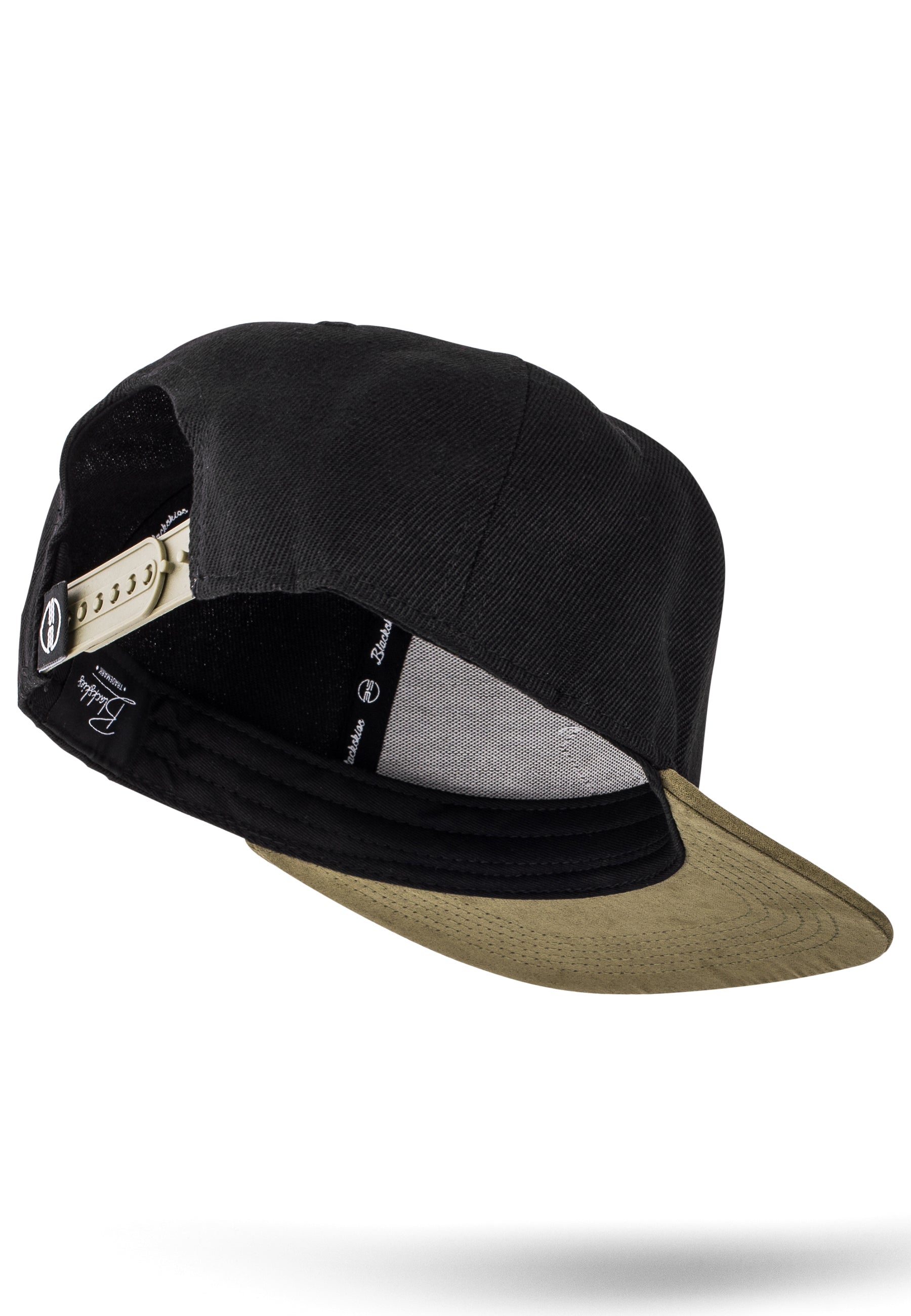 Blackskies-Port-Huron-Snapback-Cap-Black-Olive-Baseball-Hat-Mens-Visor