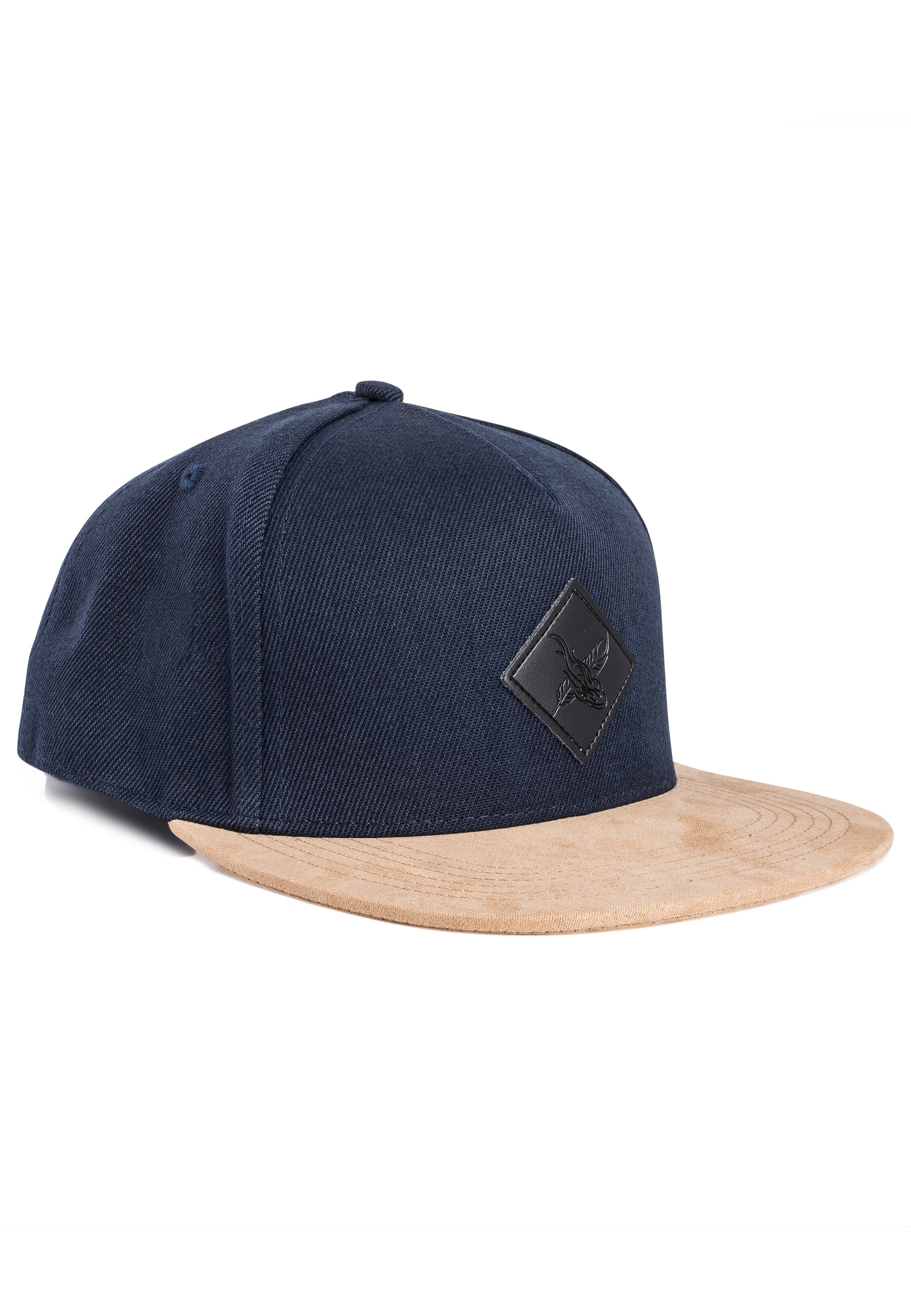 Blackskies-Port-Royale-Snapback-Cap-Suede-Brim-Front