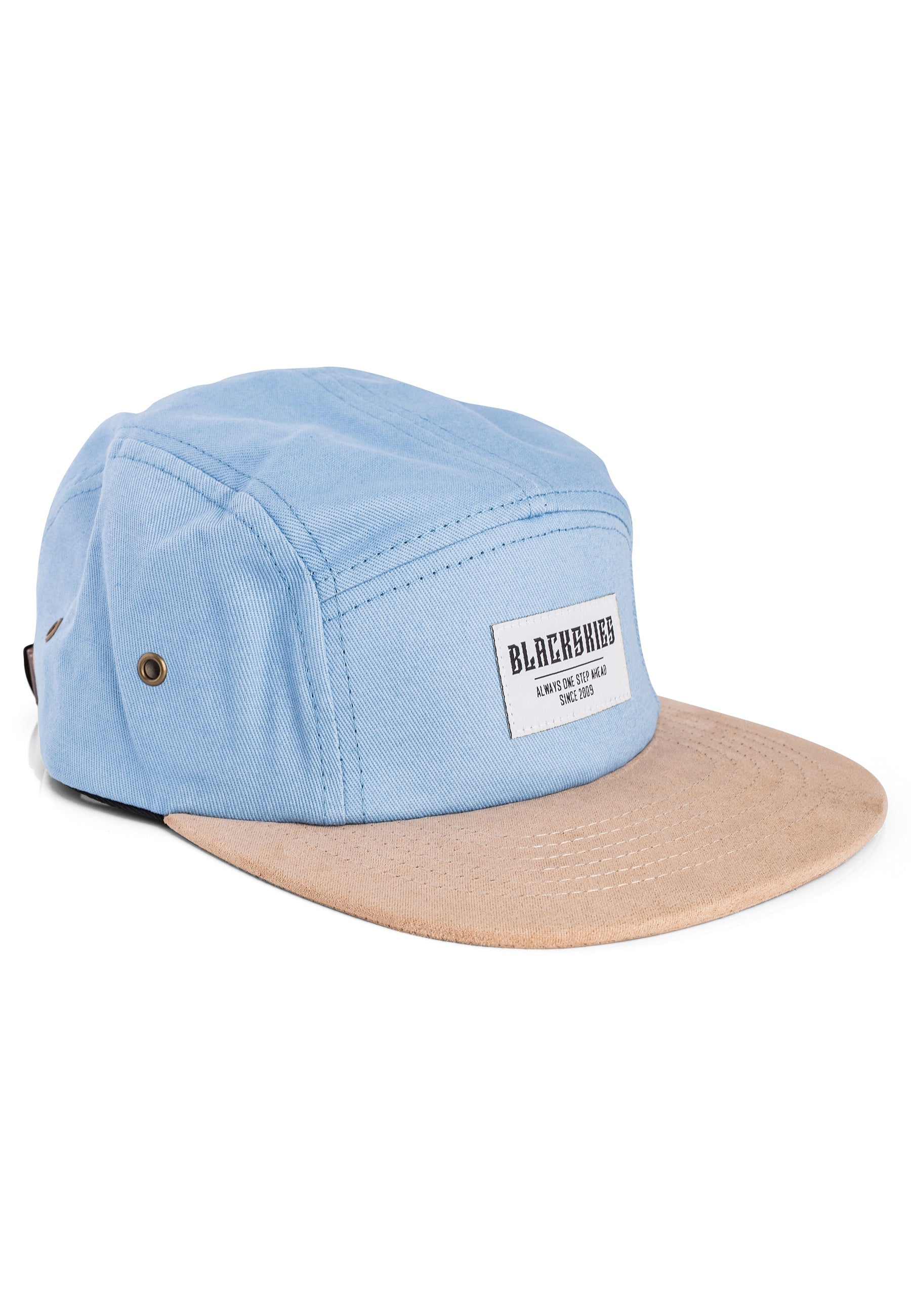 Blackskies-Port-St-Lucie-5-Panel-Cap-Hat-Light-Blue-Pale-Pastell-Spec